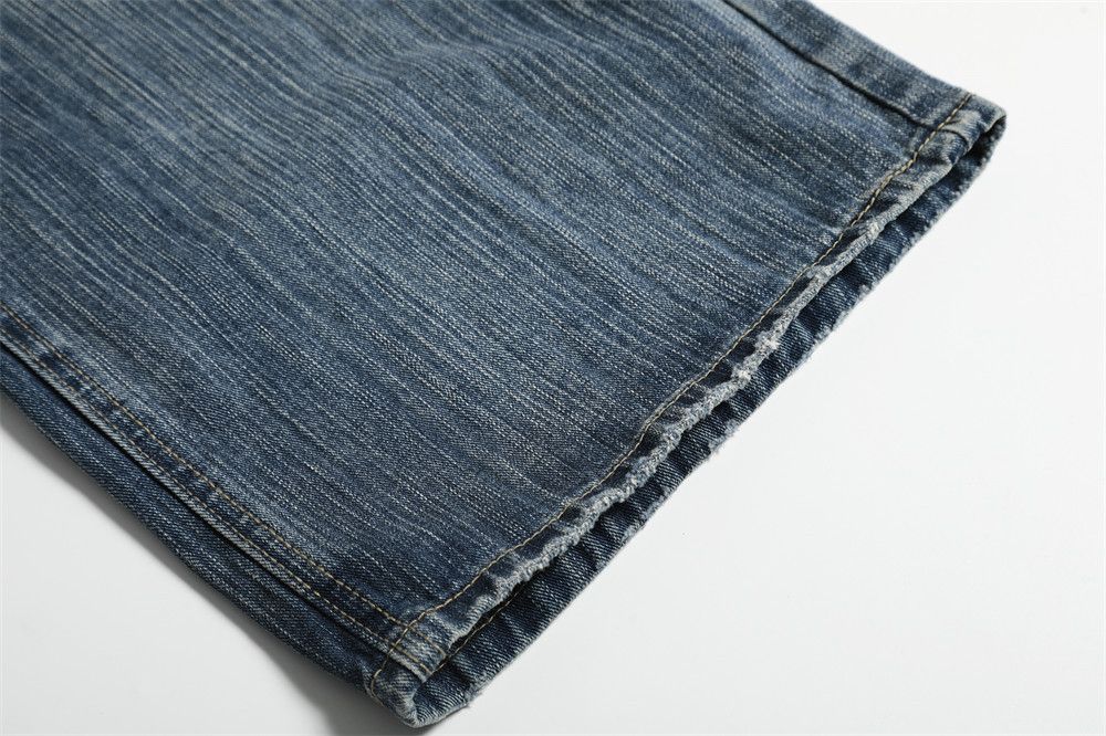 Japanese Brand × Jean Men's loose washed beaded straight jeans Size US 32 / EU 48 - 6 Thumbnail