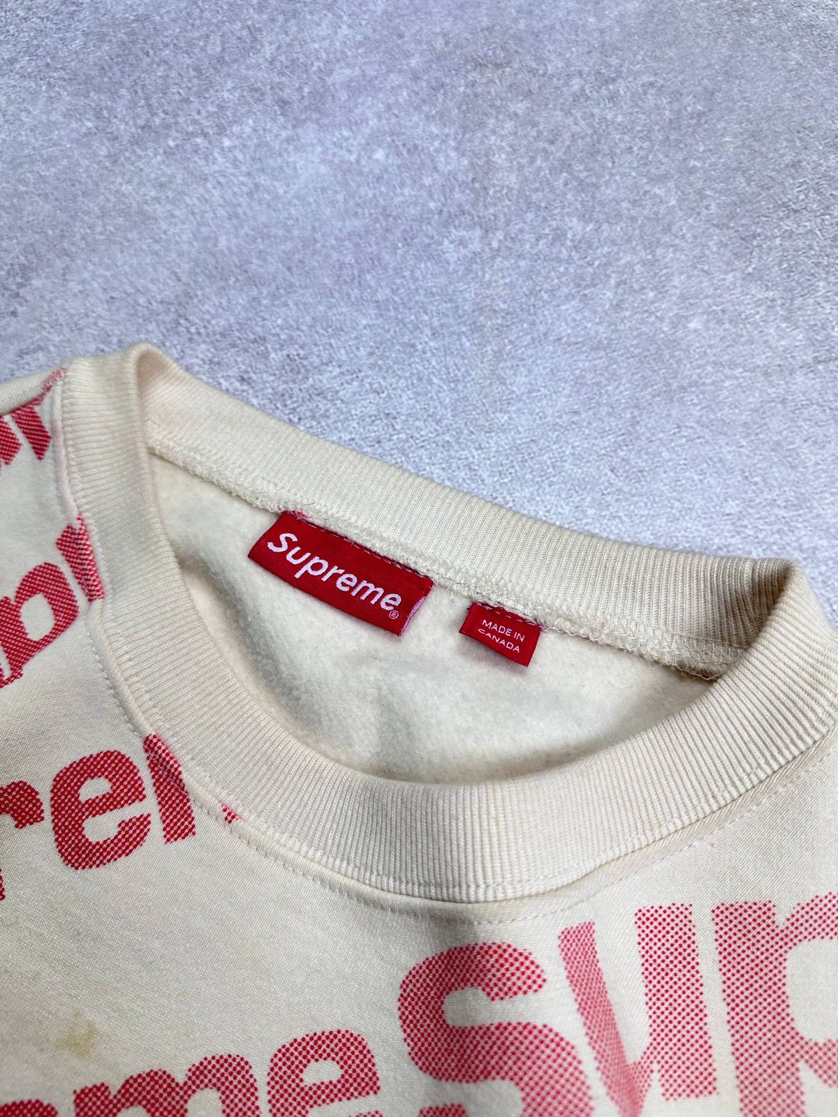 Supreme Vintage Supreme Ss Monogram Sweatshirt Rare S Size US S / EU 44-46 / 1 - 4 Thumbnail