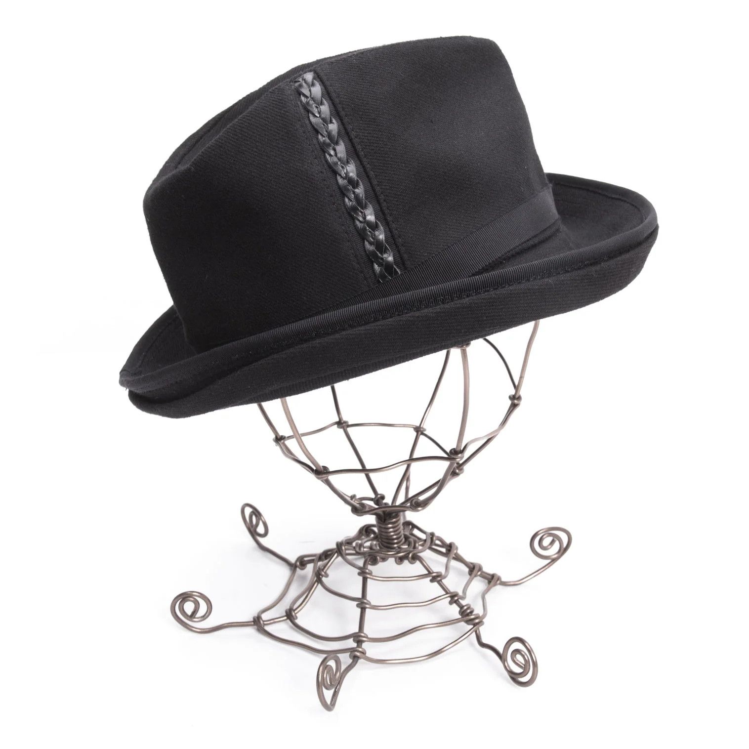 Yohji Yamamoto Yohji Yamamoto × Justin Davis Leather Braided Cotton Hat Size ONE SIZE - 7 Thumbnail