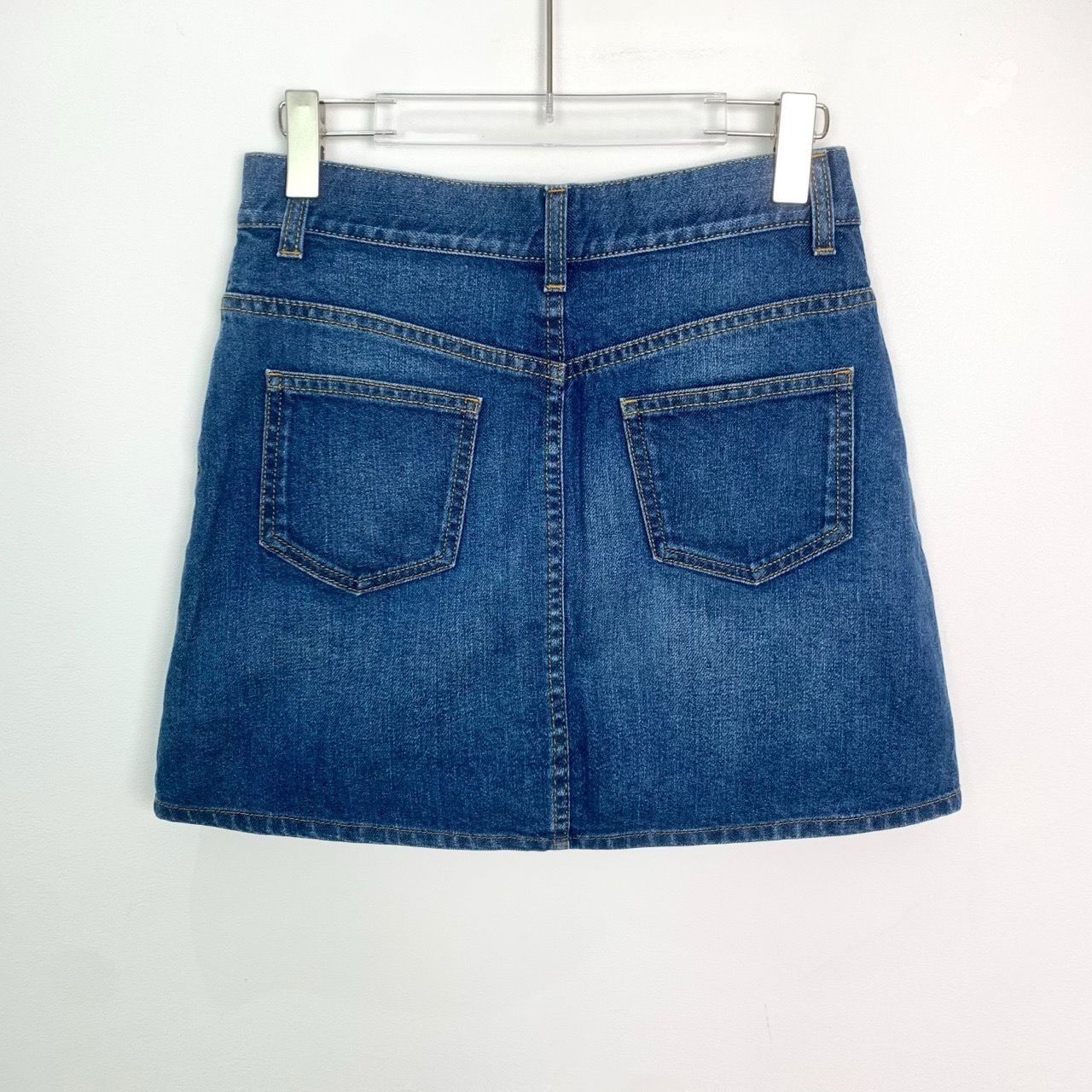 Gucci Gucci Floral Embroidery Denim Skirt Blue Size 42 Made In Ita Size 42" / US 20 - 5 Thumbnail