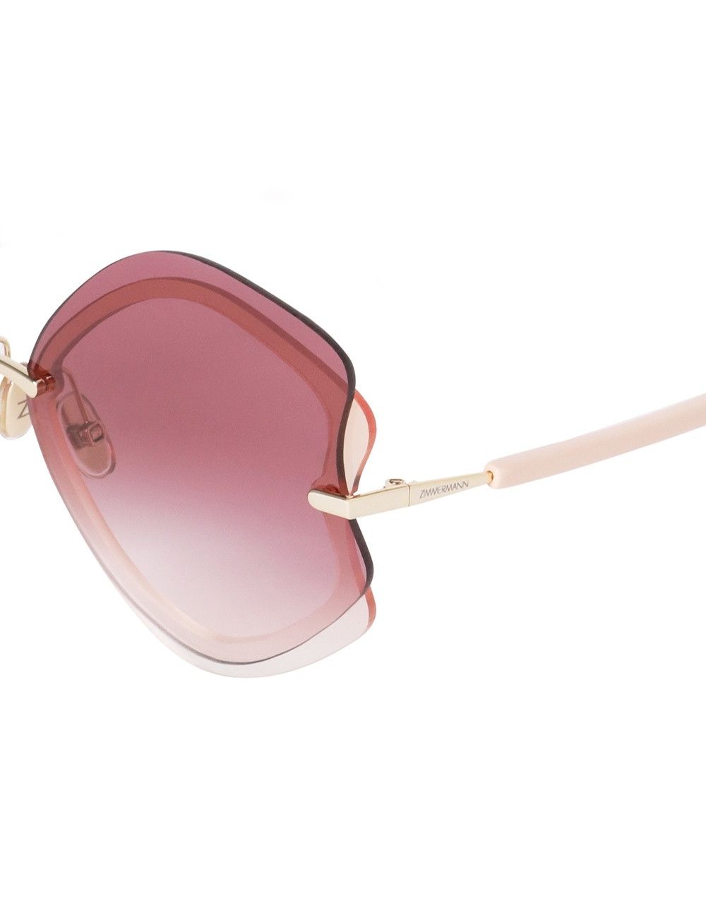 Zimmermann oc11z0925 Size: OS / Gleam Oversize Sunglasses in Rose Pink Size ONE SIZE - 5 Thumbnail