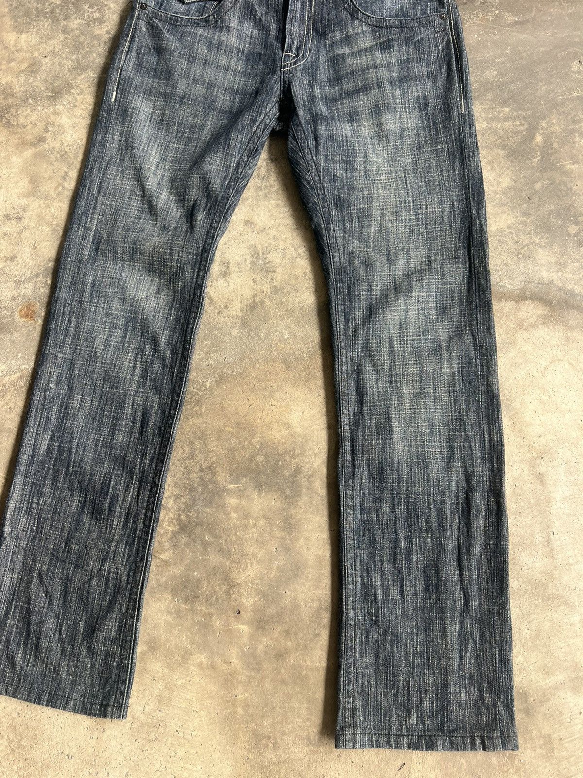 JNCO Vintage Y2K JNCO Cross Dark Wash Jeans Straight Denim Size US 32 / EU 48 - 5 Thumbnail
