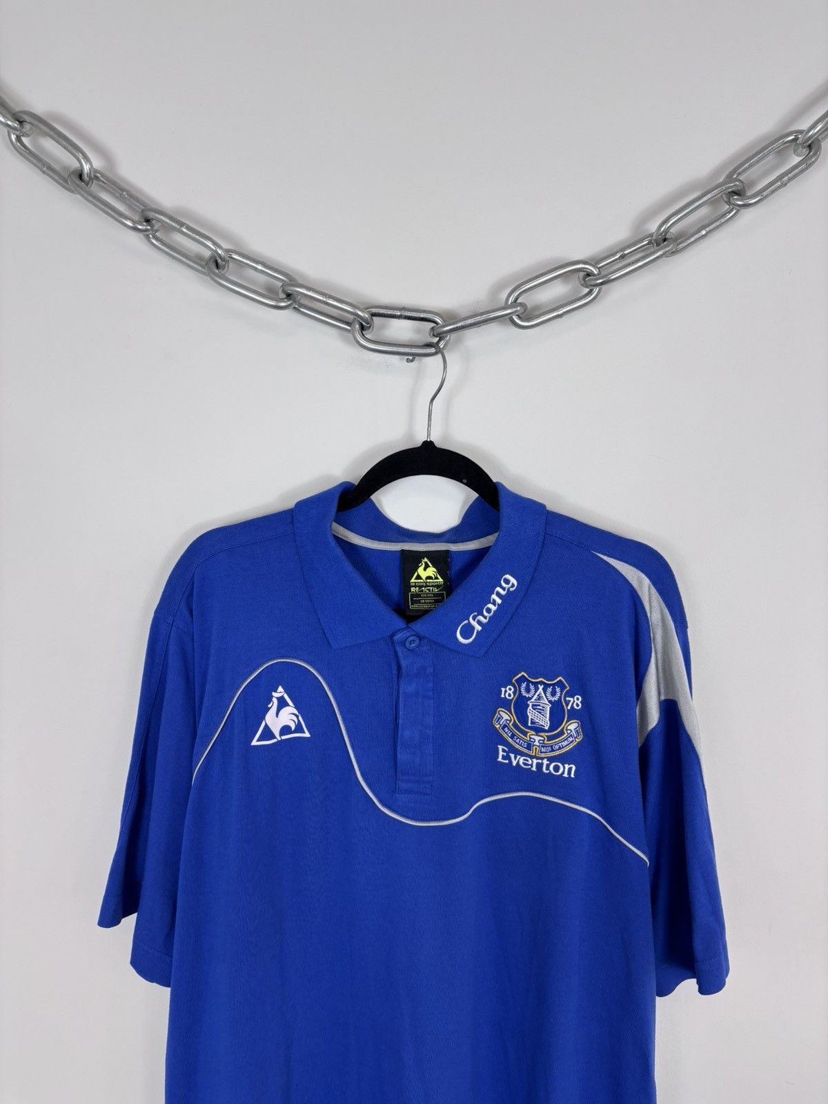 Le Coq Sportif Le Coq Sportif Everton 2009/2010 Polo Shirt Jersey Shirt Size US XXL / EU 58 / 5 - 2 Thumbnail