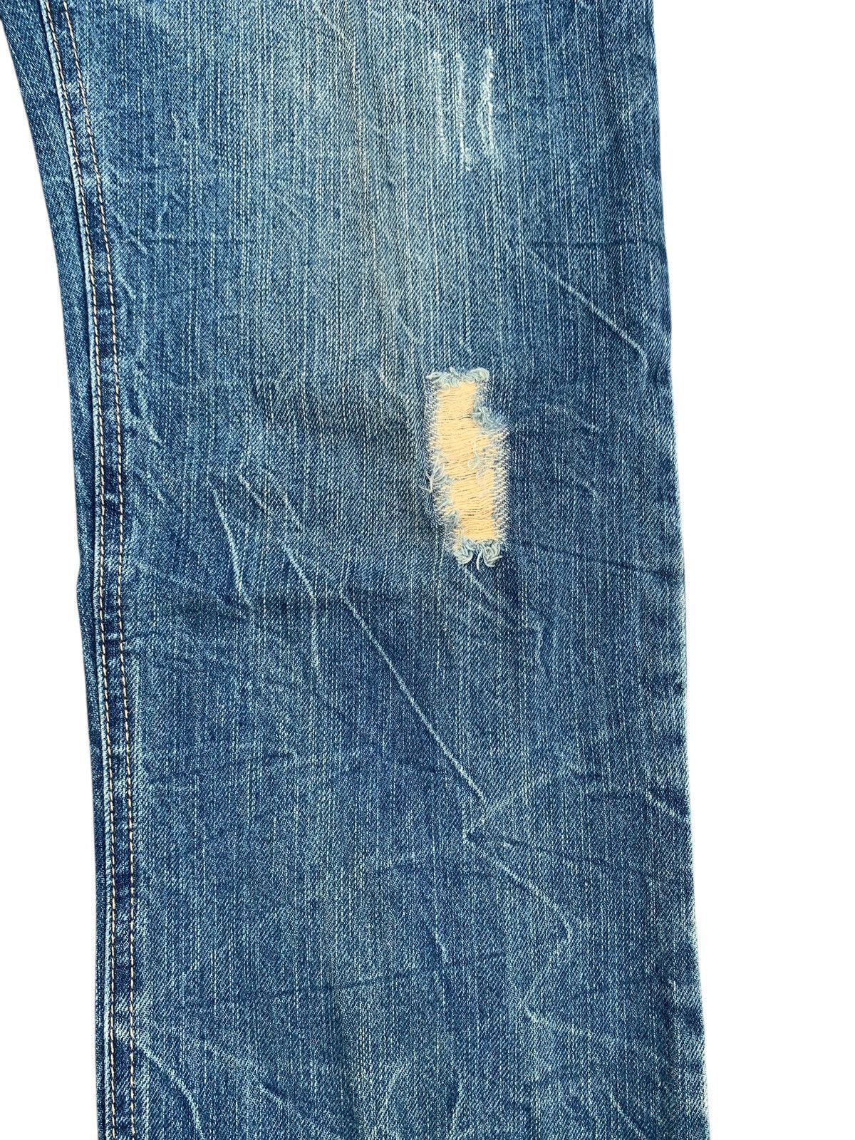 Kapital DOUBLE WAIST PUNK STYLE RUSTY UNBRAND DISTRESSED DENIM Size US 29 - 14 Thumbnail