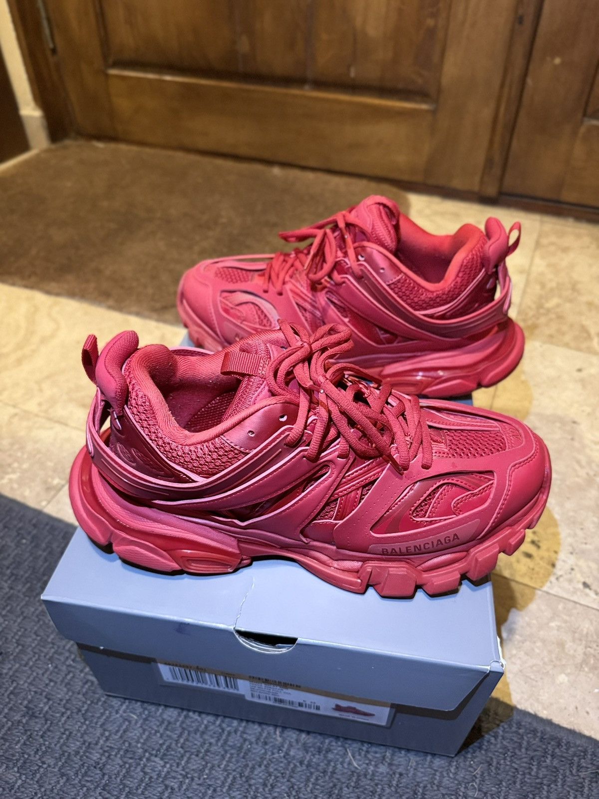 Balenciaga Balenciaga Track , red Size US 9 / EU 42 - 5 Thumbnail