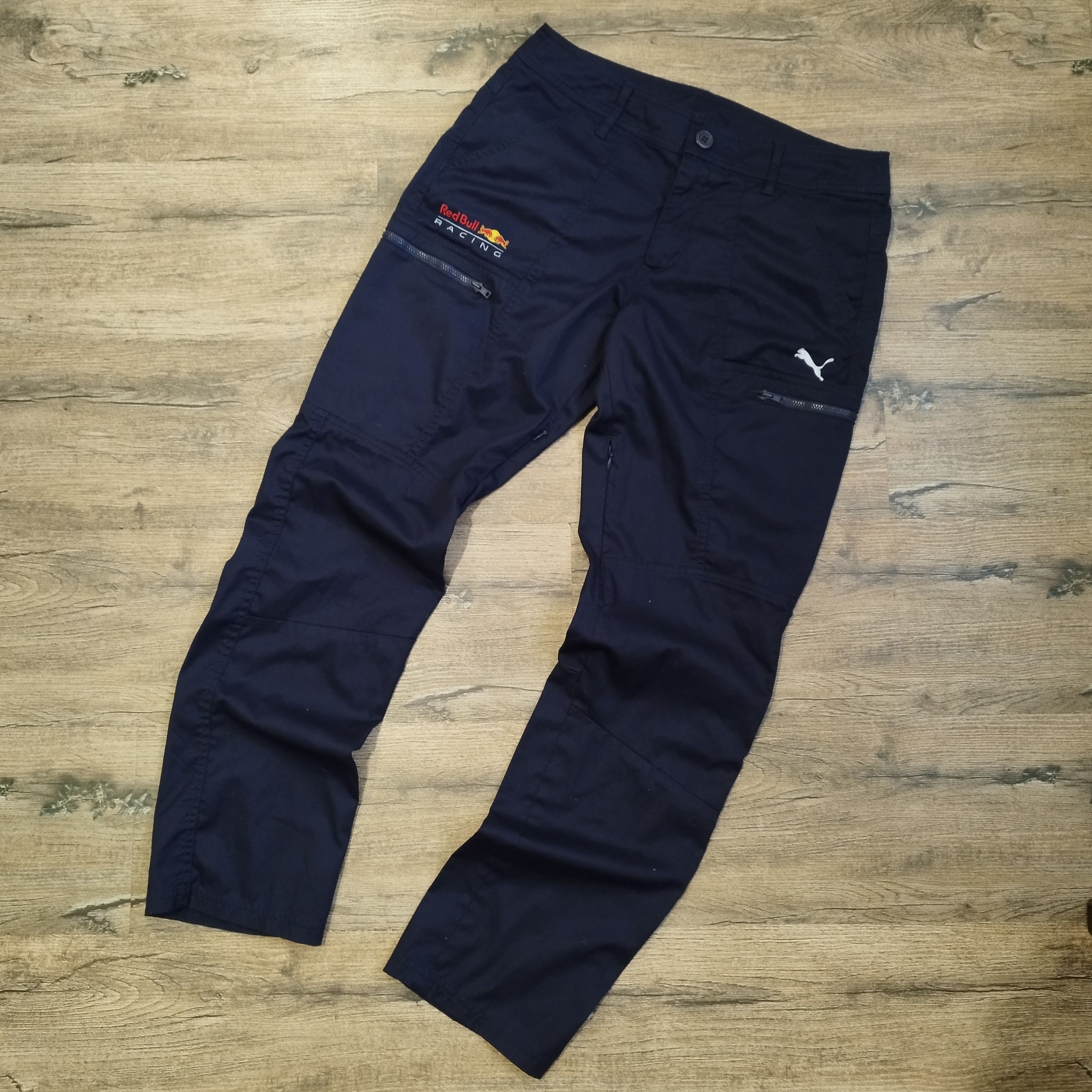 Puma × Red Bull Puma Red Bull Racing F1 Team Cargo Pants - Navy Blue M sz Size US 30 / EU 46 - 1 Thumbnail