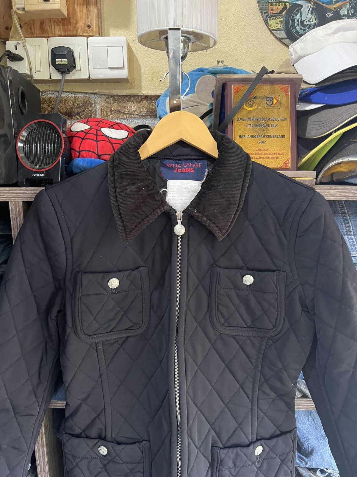 Other 🔥Rena Lange Jeans 4 Pockets Quilted Jacket Size S / US 4 / IT 40 - 3 Thumbnail
