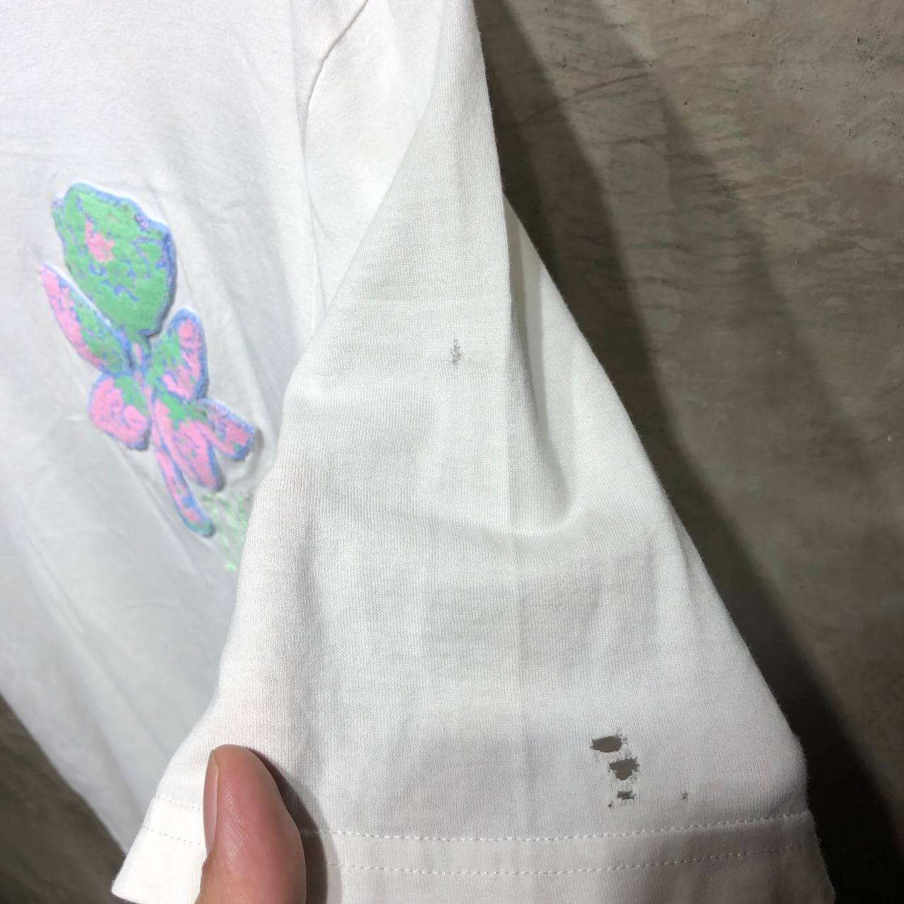 Dior Dior Rose Embroidered Tee Size US M / EU 48-50 / 2 - 5 Thumbnail