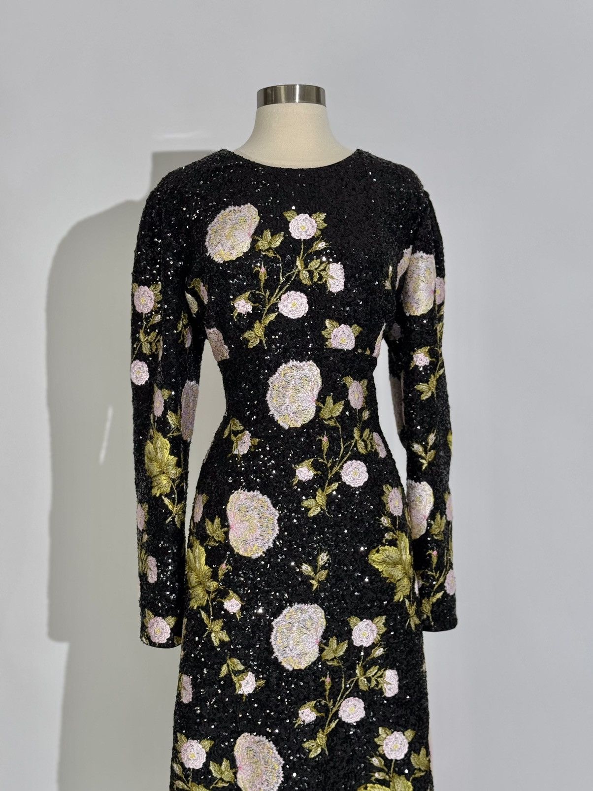 Giambattista Valli Brand New US 8 Giambattista Valli Floral Embroidered Gown Size M / US 6-8 / IT 42-44 - 4 Thumbnail