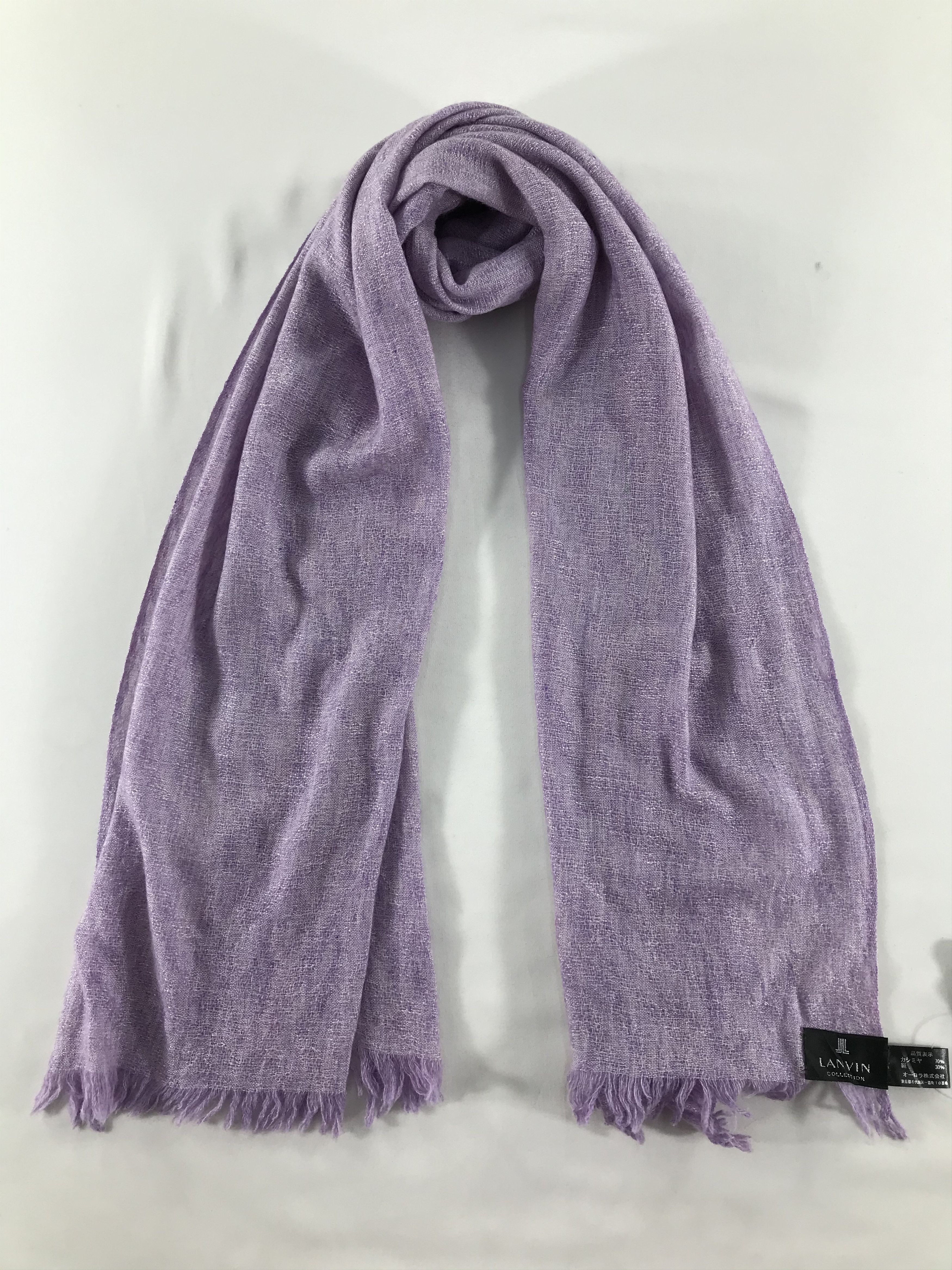 Lanvin Vintage Lanvin Scarf/Muffler/Neckwear MF1617 Size ONE SIZE - 1 Thumbnail