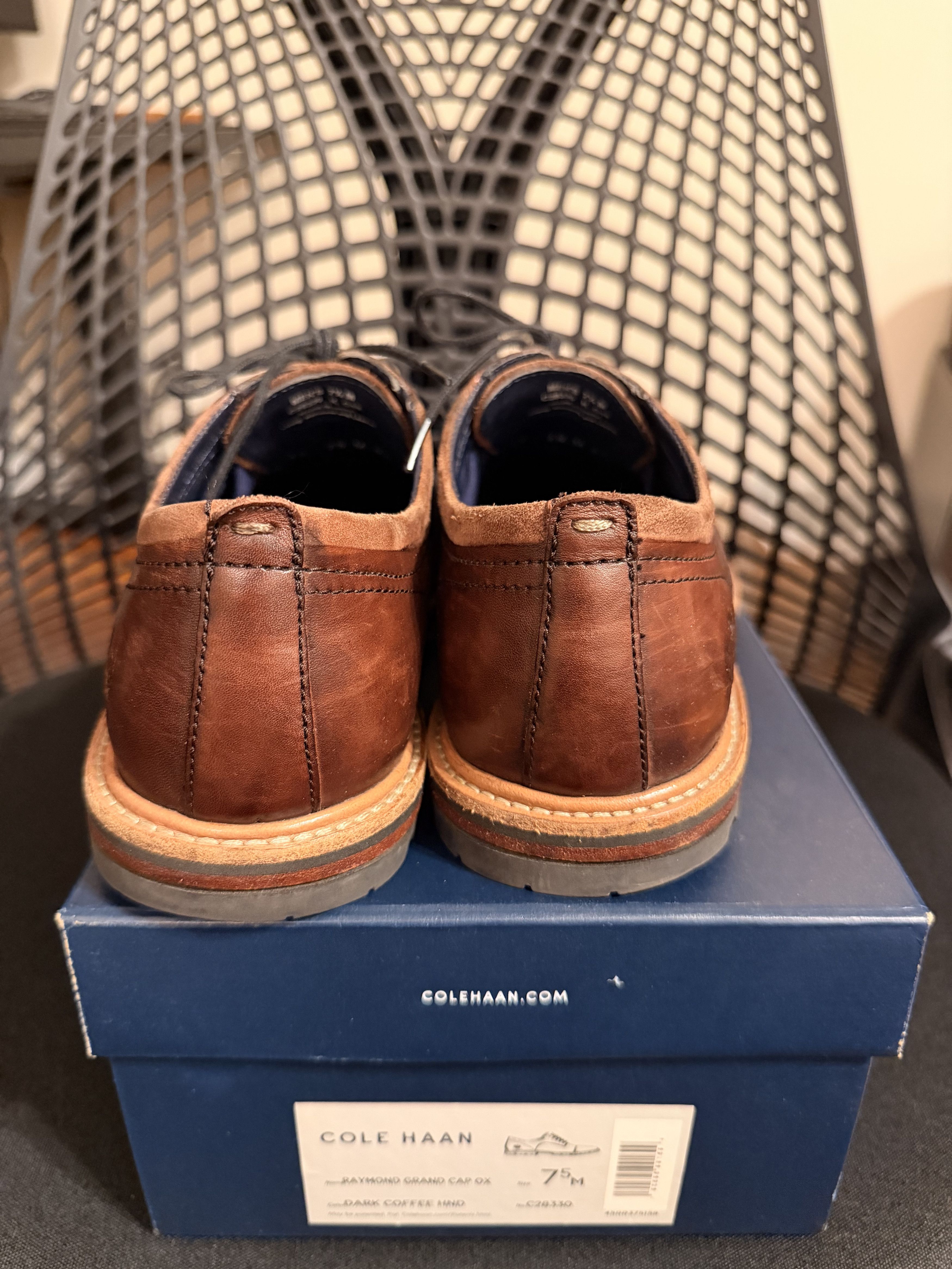 Cole Haan Cole Haan Raymond Grand Cap Toe Oxford Brown Size 7.5 Men Size US 7.5 / EU 40-41 - 4 Thumbnail