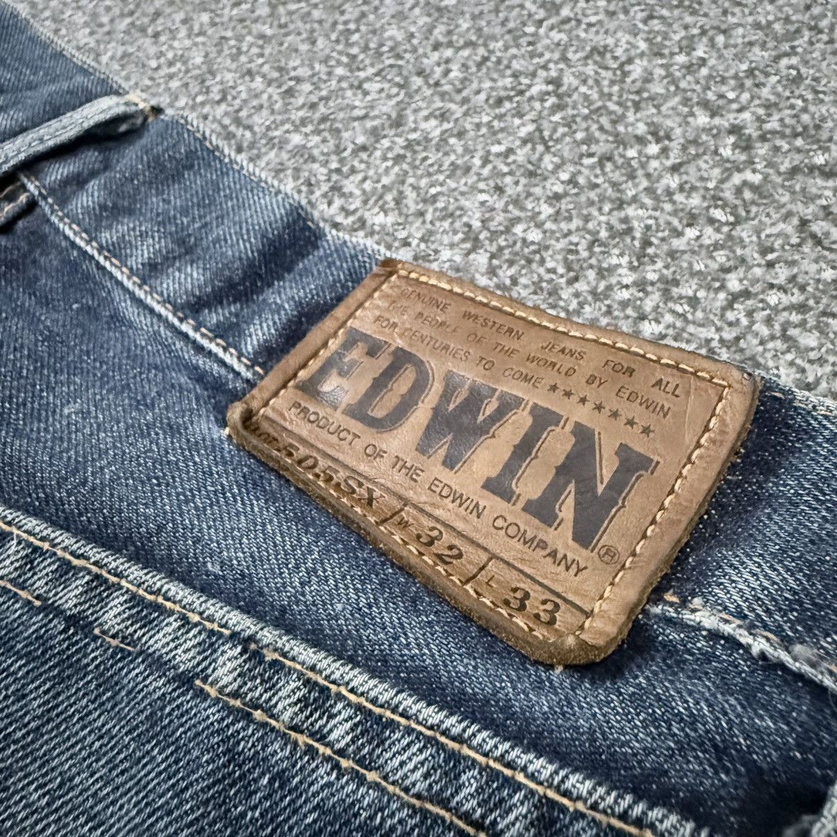 Kapital Vintage Japanese Denim Edwin 505sx Distressed Selvedge Baggy Size US 32 / EU 48 - 9 Thumbnail