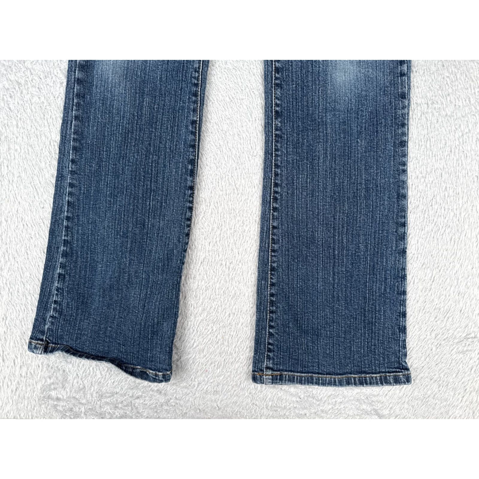Vintage Zana Di Jeans Junior 9 Blue Denim Cotton Blend Bootcut Flare Low Rise 28x30 Size 30" / US 8 / IT 44 - 2 Thumbnail