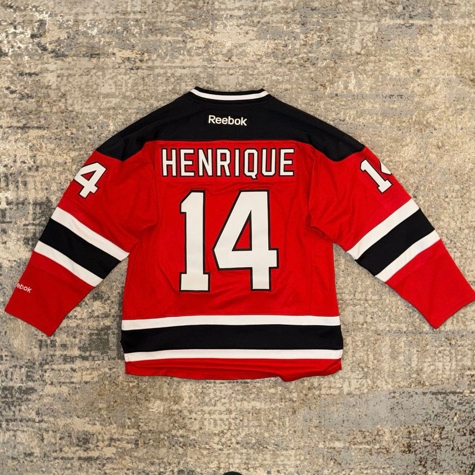Reebok Reebok Adam Henrique NJ Devils NHL Jersey Mens Medium Size US M / EU 48-50 / 2 - 1 Thumbnail