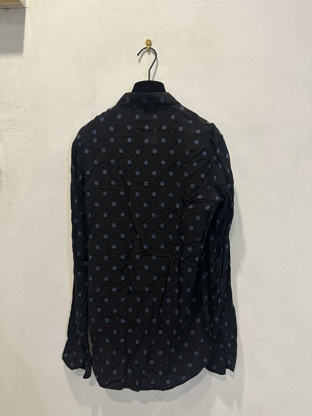 Saint Laurent Surf Sound Polkadot Button Up Shirt
