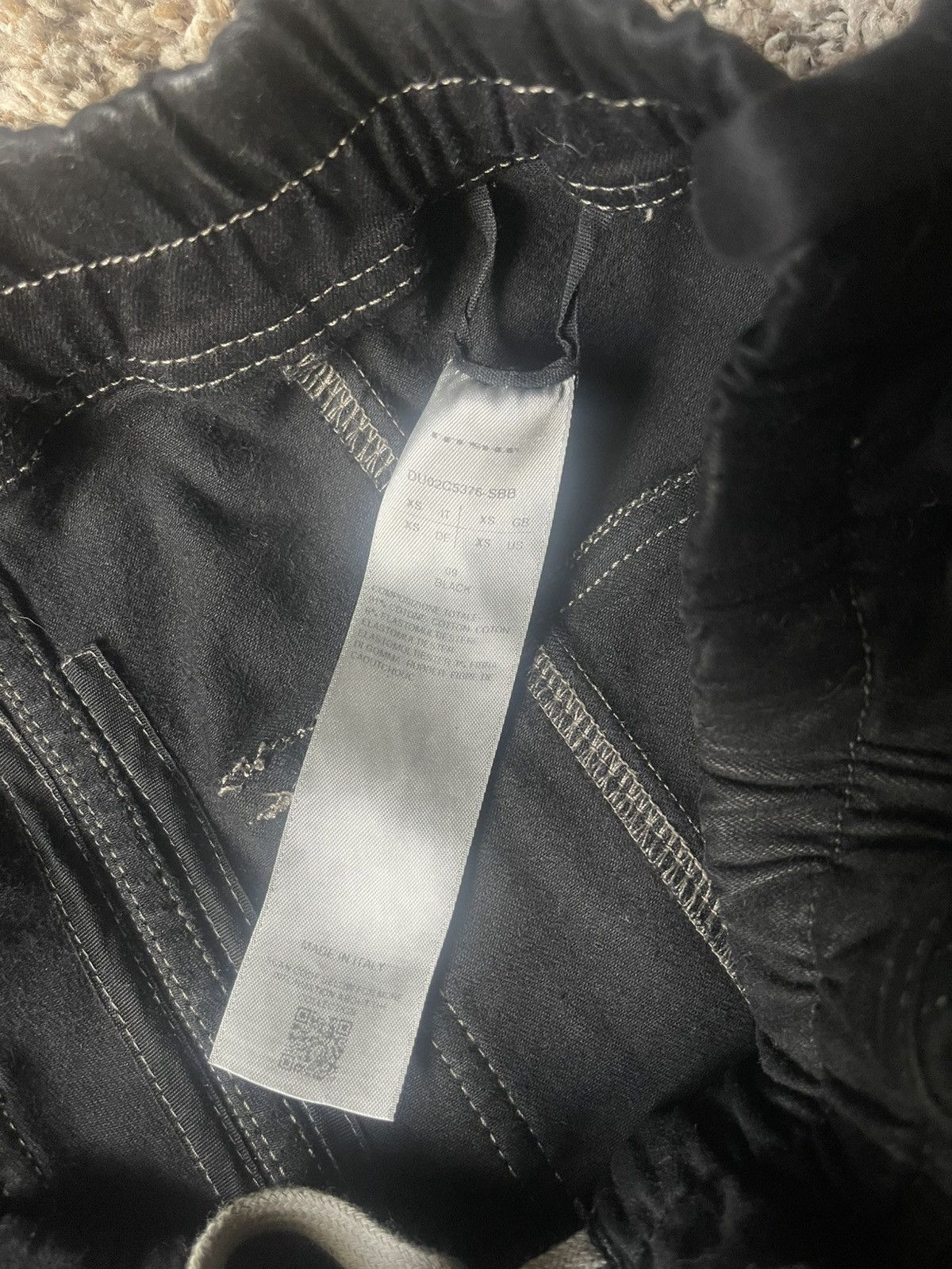 Rick Owens Drkshdw Rick Owen’s cargo Denim drawstrings Size US 32 / EU 48 - 4 Thumbnail