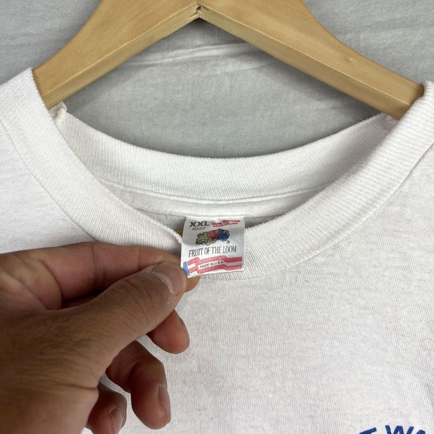 Fruit Of The Loom VINTAGE Desert Warrior Shirt Mens 2XL White Military GKN DSO 90s USA UK Desert Warrior Shirt Mens 2XL White Military GKN DSO 90s USA UK Size US XXL / EU 58 / 5 - 6 Thumbnail