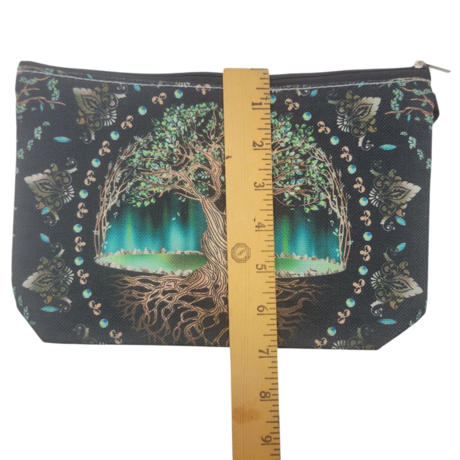 Other Tree of Life Cosmetic Bag Mystical Green Celestial Organizer Size ONE SIZE - 6 Thumbnail