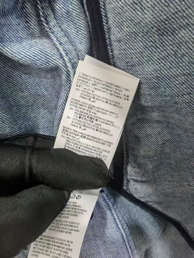 Versace Versace A cape-silhouette denim jacket Size US S / EU 44-46 / 1 - 6 Thumbnail