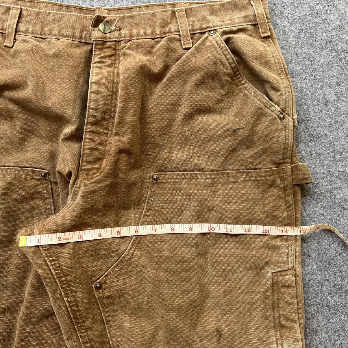 Carhartt × Vintage Vintage Carhartt Quilted Double Knee Pant B194 BRN Size US 38 / EU 54 - 9 Thumbnail