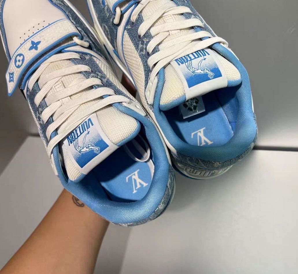 Louis Vuitton Louis Vuitton Trainer Low Top Sneakers for Men -2508 Size US 8.5 / EU 41-42 - 7 Thumbnail