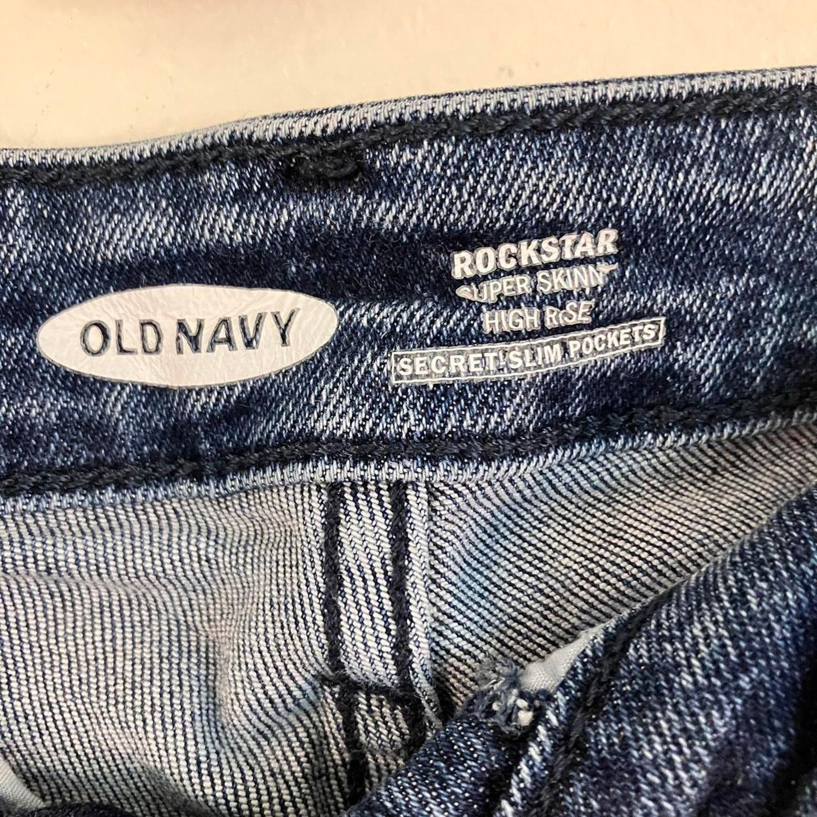 Old Navy Old Navy Denim Jeans Rockstar Super Skinny Size 30" / US 8 / IT 44 - 3 Thumbnail
