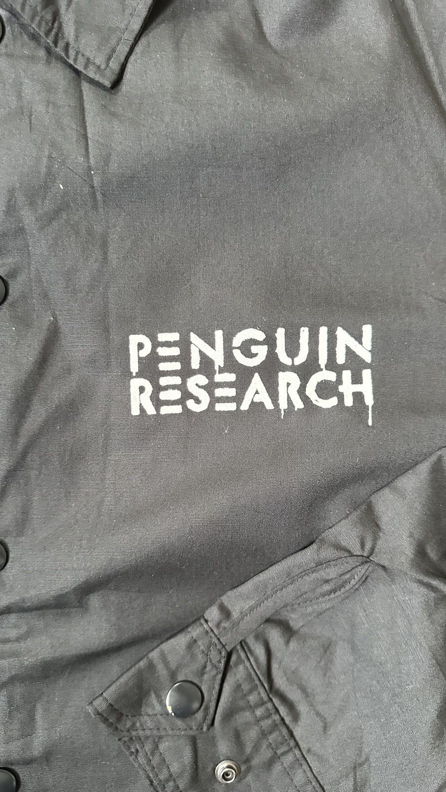 Japanese Brand VINTAGE PENGUIN RESEARCH JAPANESD ROCK BAND COACH JACKET Size US M / EU 48-50 / 2 - 3 Thumbnail