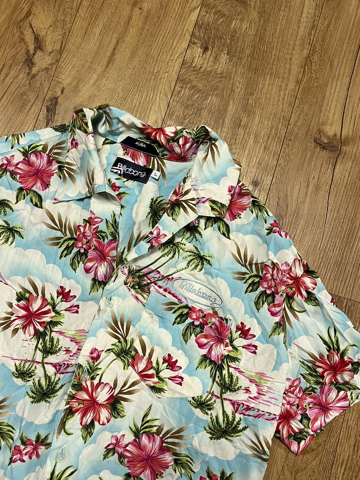 Billabong Vintage Billabong Hawaiian Shirt Size US L / EU 52-54 / 3 - 3 Thumbnail