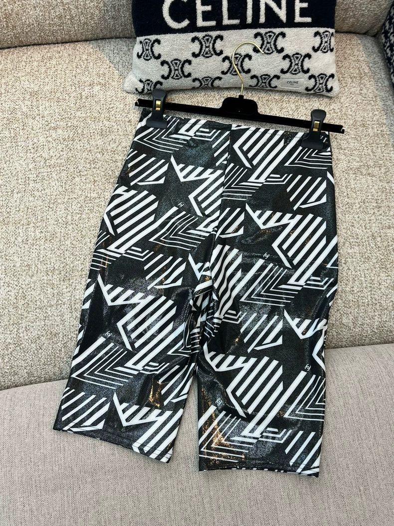 Chanel Chanel Black star tight pants Size 24" / US 00 / IT 34 - 3 Thumbnail