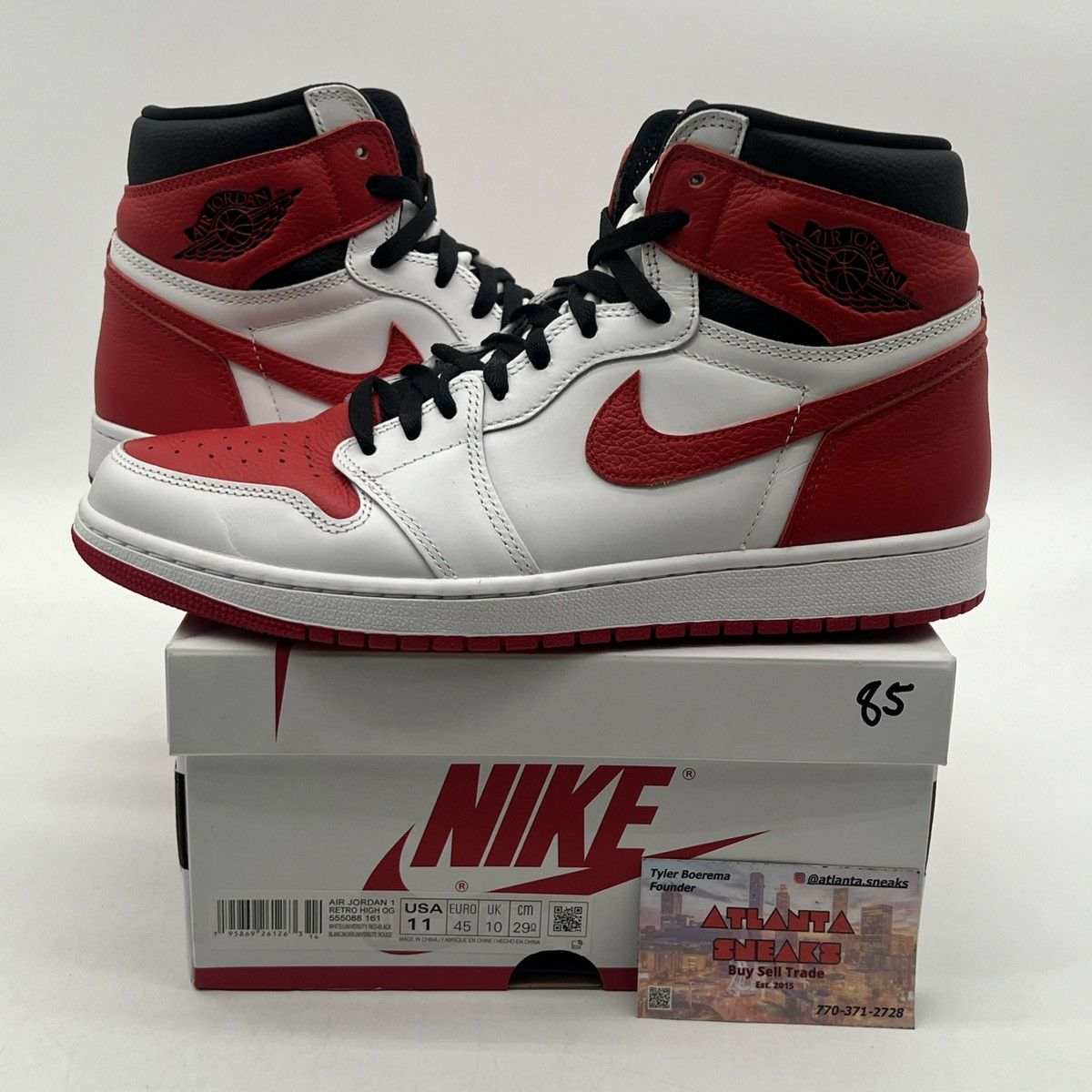 Nike Air Jordan 1 high heritage Size US 11 / EU 44 - 1 Thumbnail