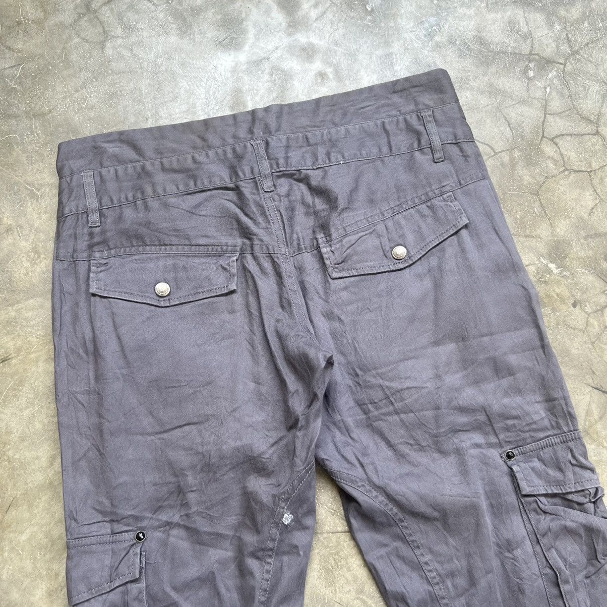 If Six Was Nine Semantic Design Cargo Bondage Flared Pants Size US 34 / EU 50 - 4 Thumbnail