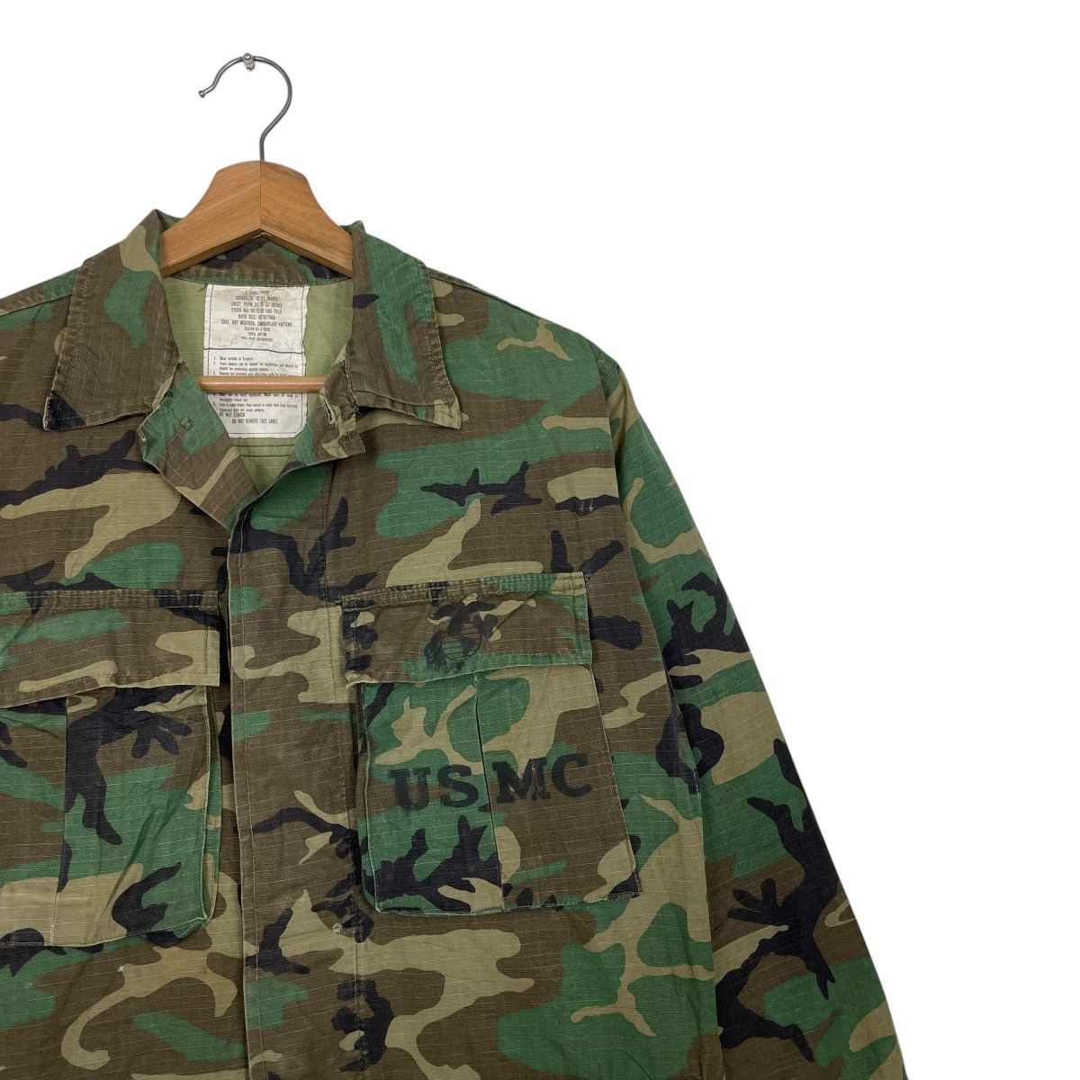 Other Vintage 70s Military USMC Camo Jacket Size US XS / EU 42 / 0 - 5 Thumbnail