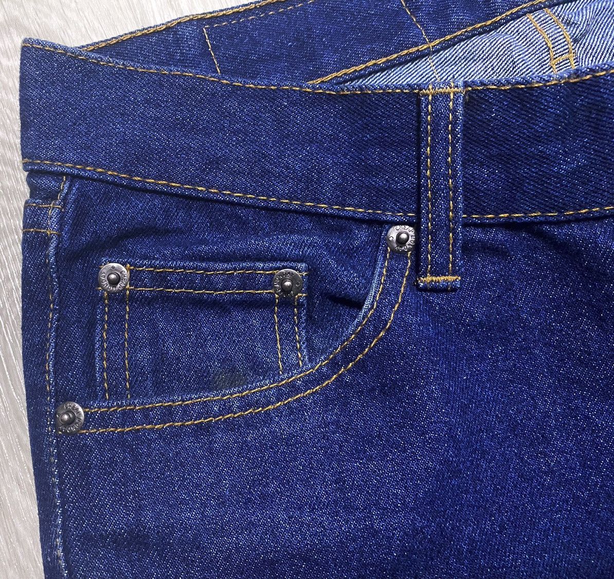 Cheap Monday Cheap Monday Four Rinse Wash Cotton Navy Jeans Thick Denim Size 29" - 11 Thumbnail