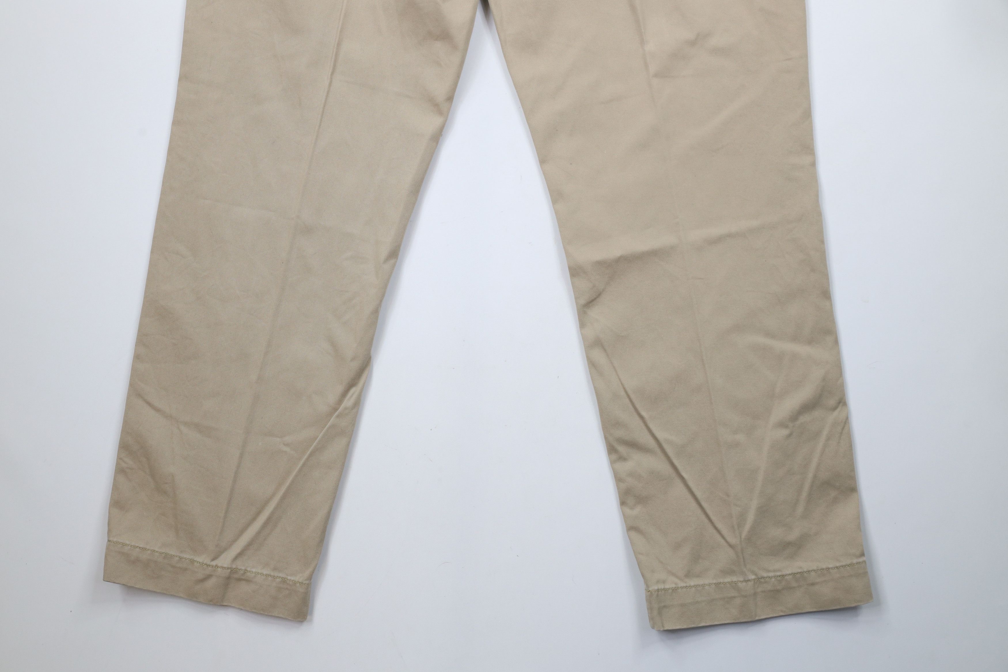 Ralph Lauren × Vintage Vintage 90s Ralph Lauren Wide Leg Chino Pants Khaki Cotton Size US 38 / EU 54 - 12 Thumbnail