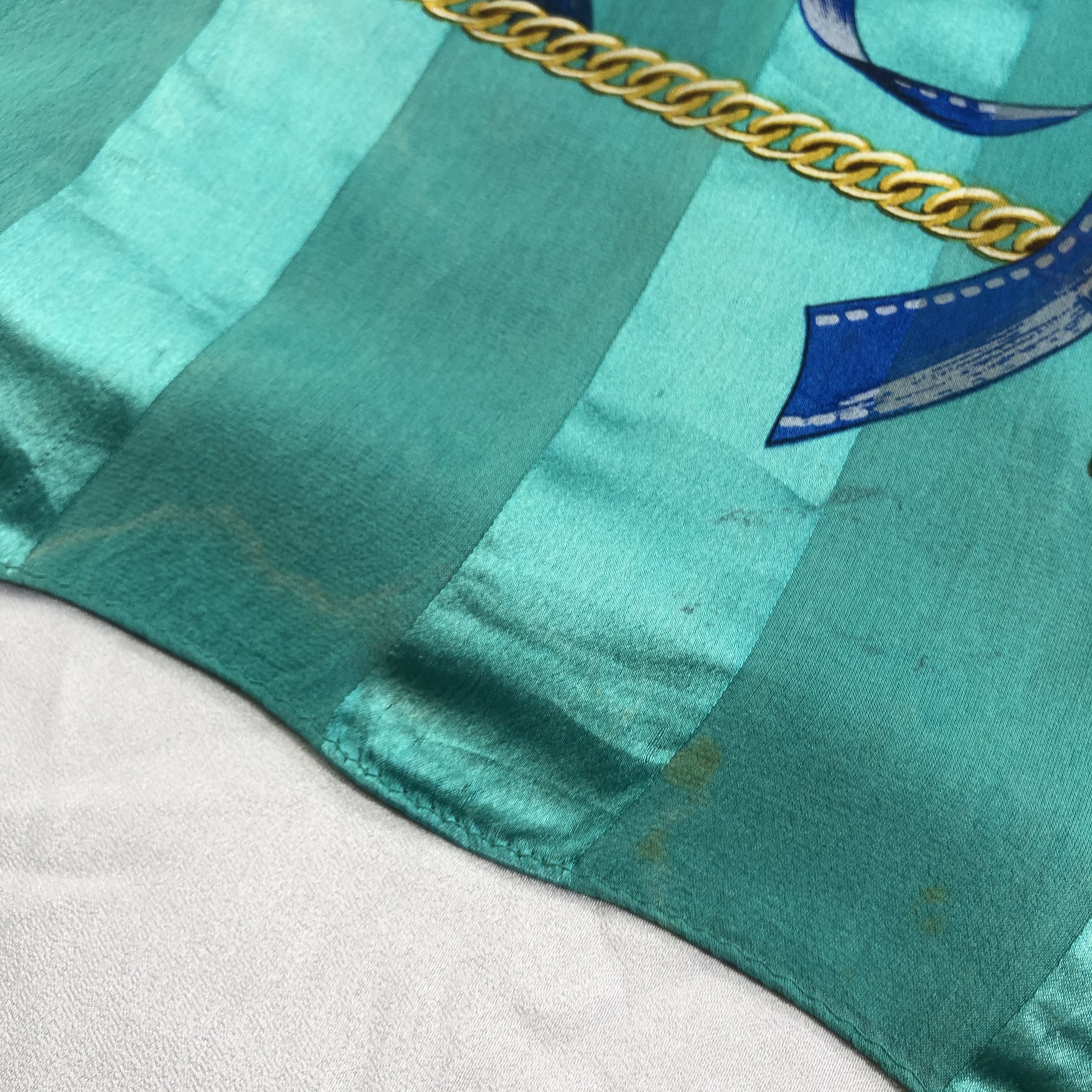 Lancel × Vintage Vintage Lancel Silk Scarf Size ONE SIZE - 5 Thumbnail