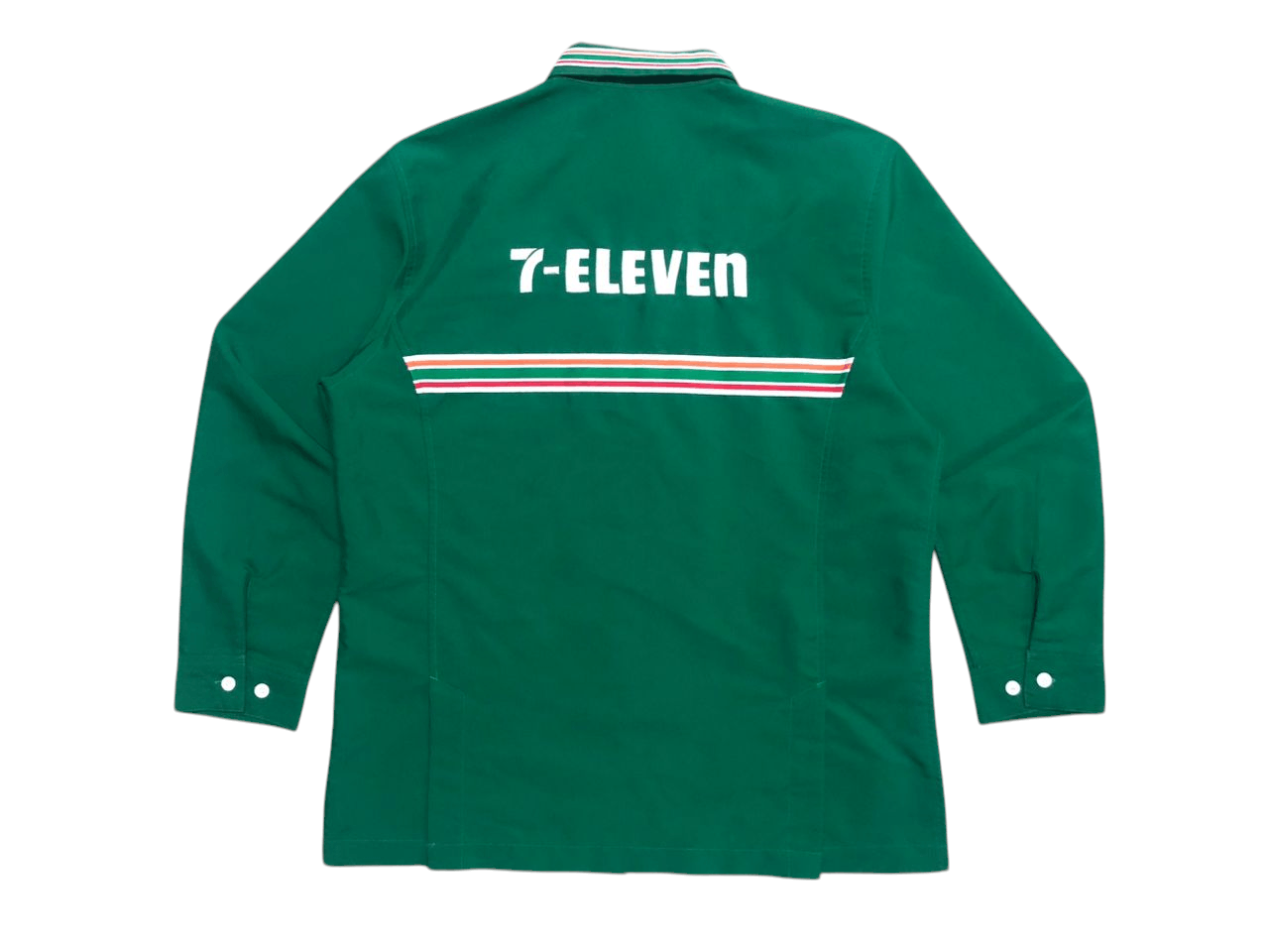 Japanese Brand × Uniform Wares × Vintage Vintage 90s 7 Eleven Shirt Uniform Long Sleeve Size US L / EU 52-54 / 3 - 2 Thumbnail