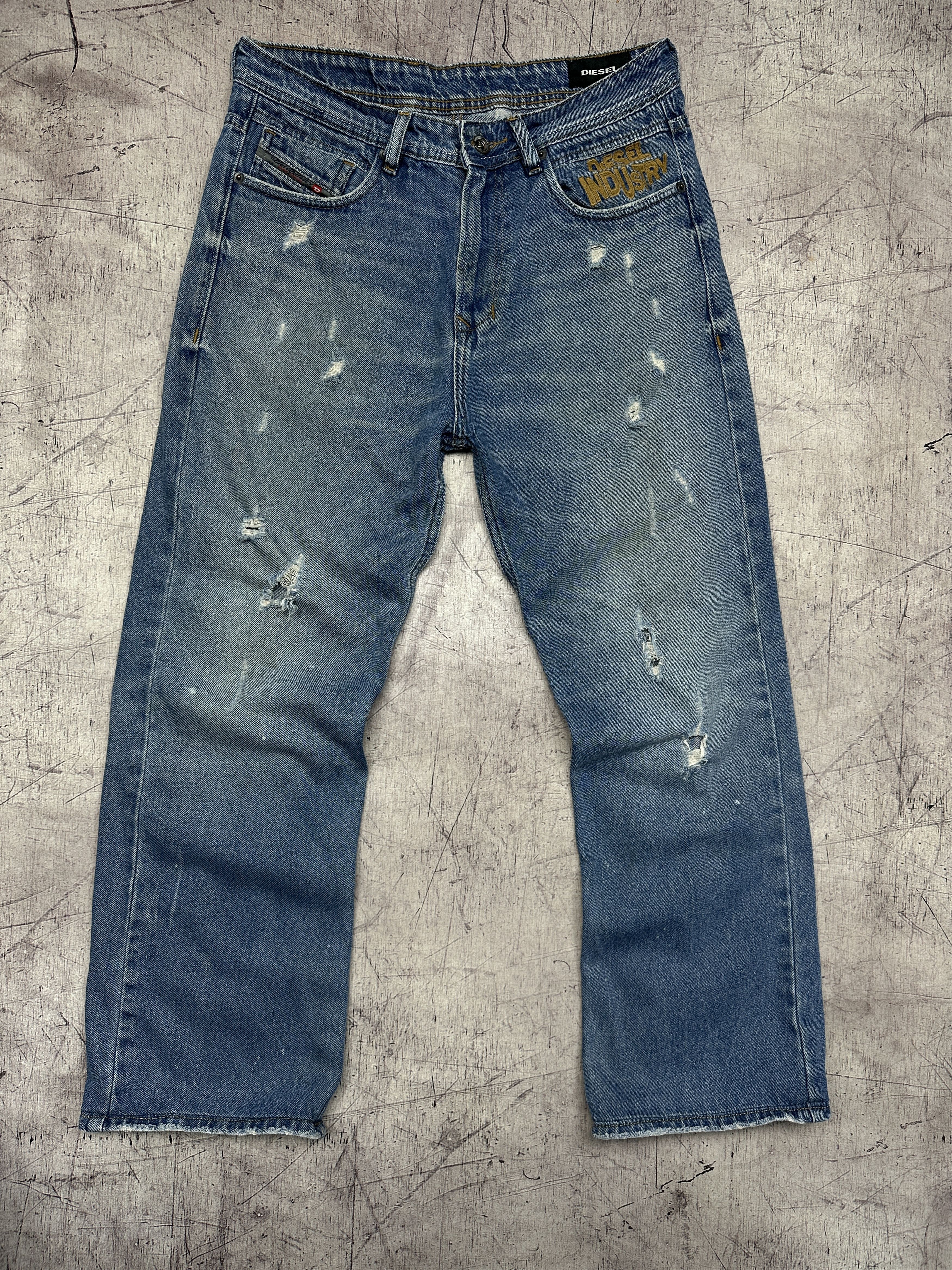 Diesel Diesel Mens Distressed Denim Pants Jeans Size US 32 / EU 48 - 4 Thumbnail