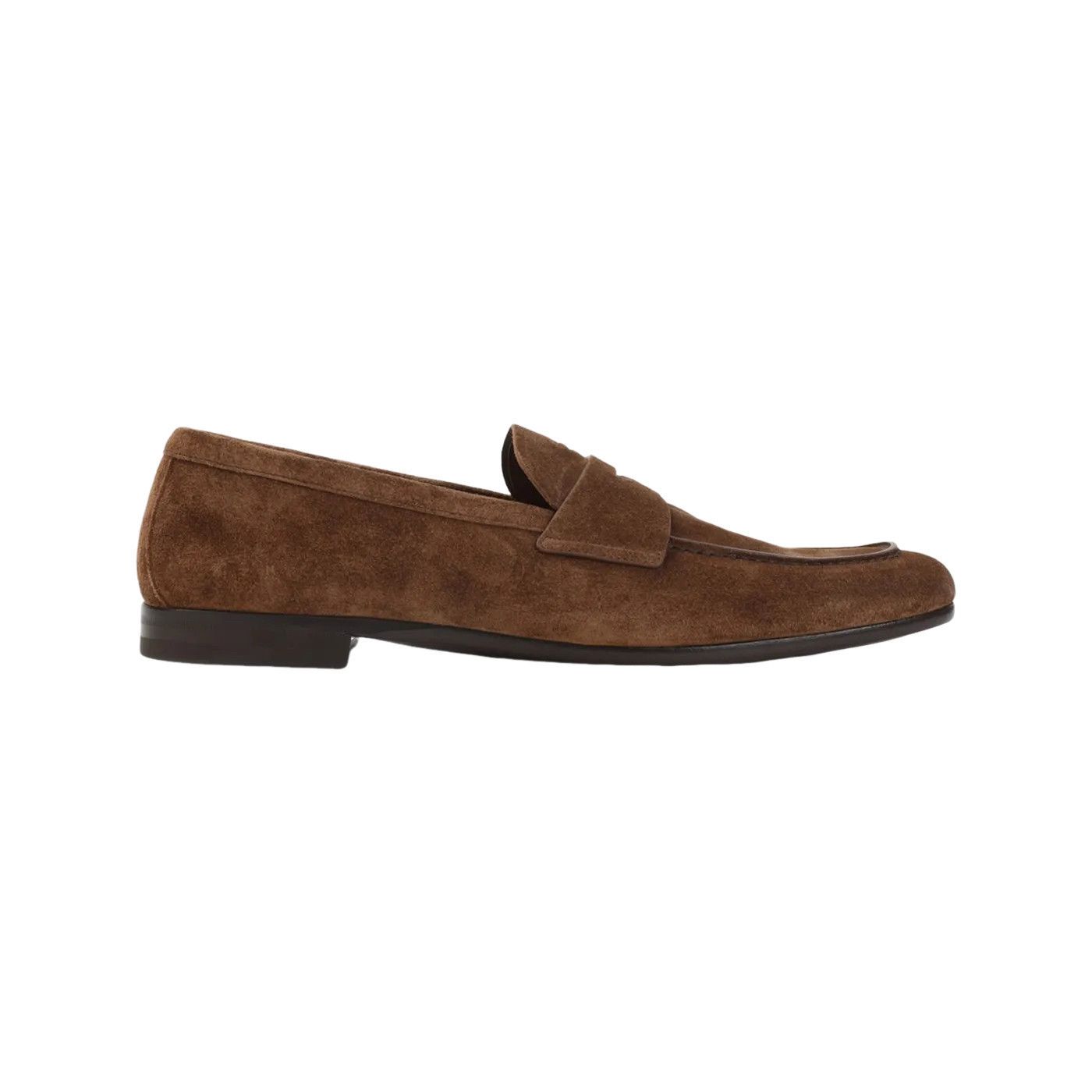 Prada PRADA Cacao Brown Suede Loafers New & Authentic (Men's size: Size US 8 / EU 41 - 1 Thumbnail
