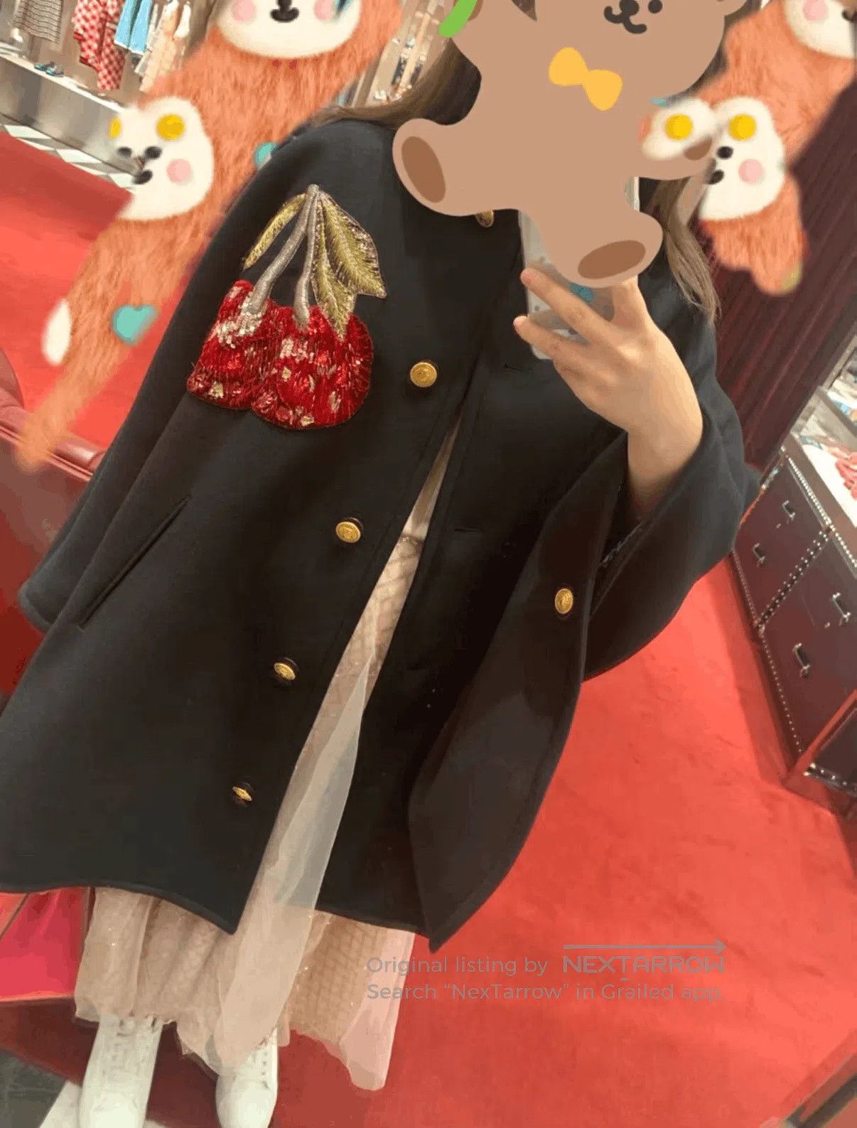 Gucci Gucci Cape Style Coat. Size XS / US 0-2 / IT 36-38 - 9 Thumbnail