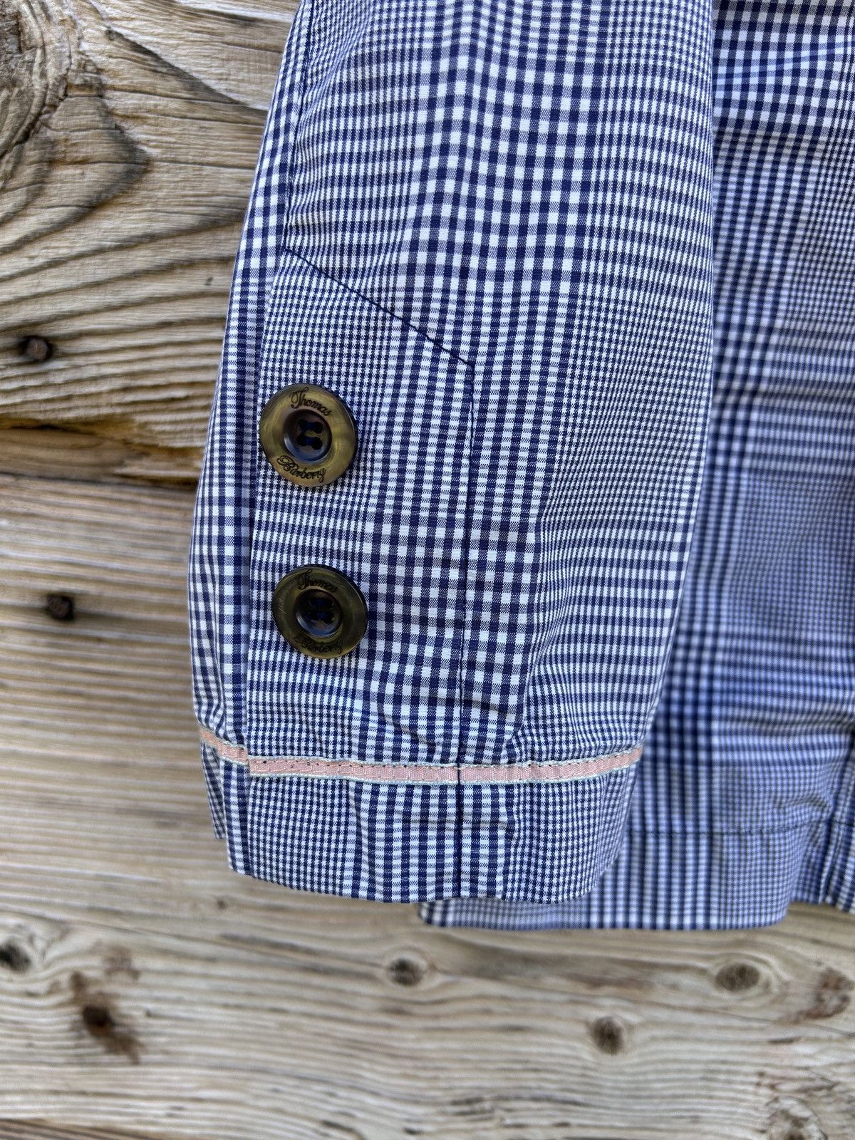Burberry Vintage Thomas Burberry Checkered Short Jacket Size S / US 4 / IT 40 - 4 Thumbnail