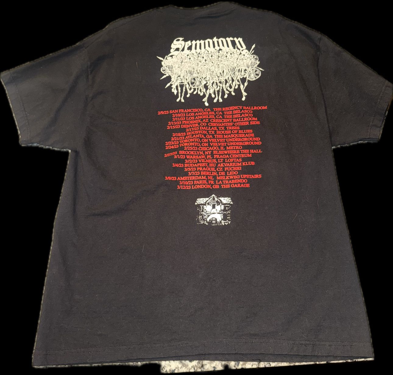 Haunted Mound Sematary Butcher House Tour Shirt. Size US XL / EU 56 / 4 - 2 Thumbnail