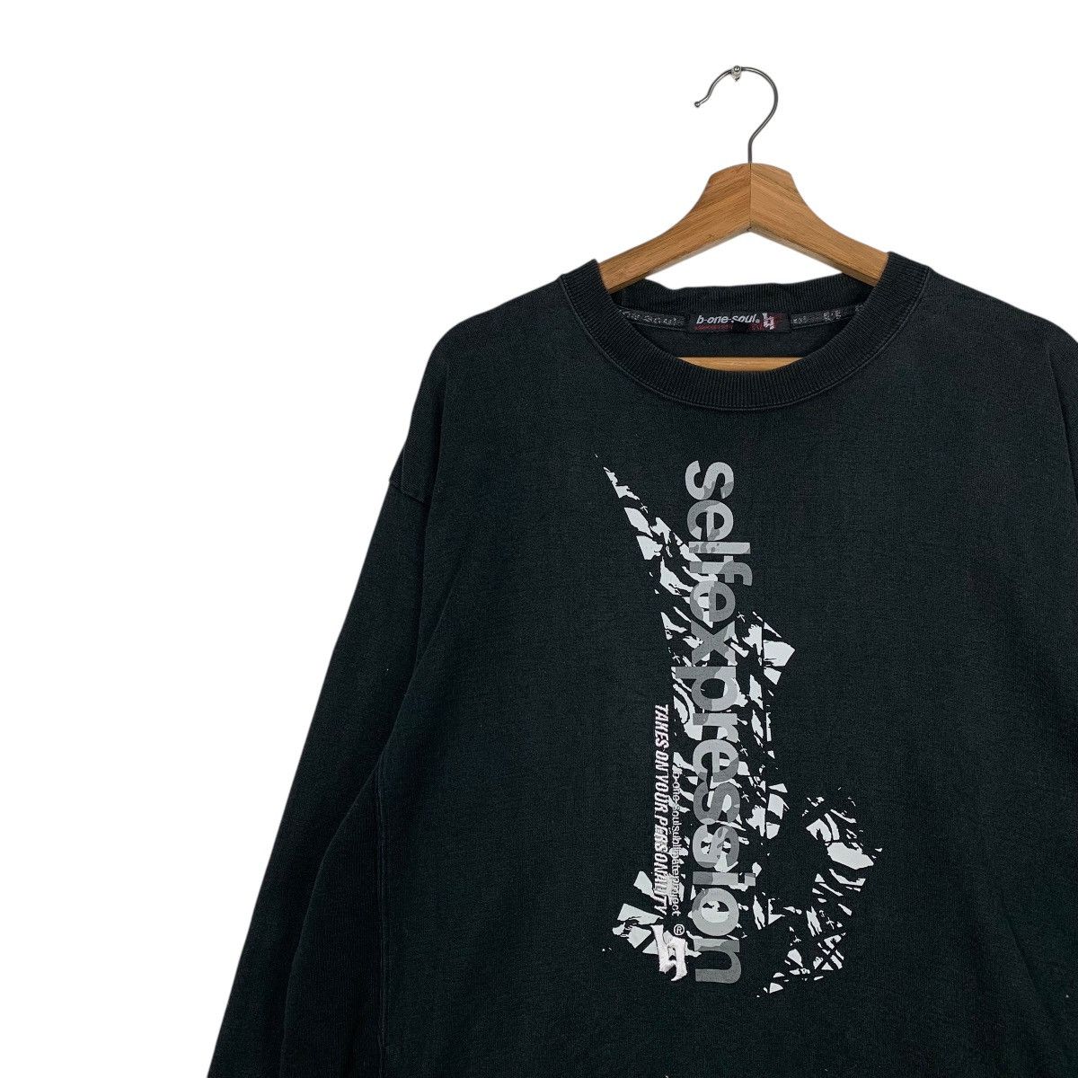 Japanese Brand Japanese Brand B One Soul Self Expression Sweatshirt Size US L / EU 52-54 / 3 - 6 Thumbnail