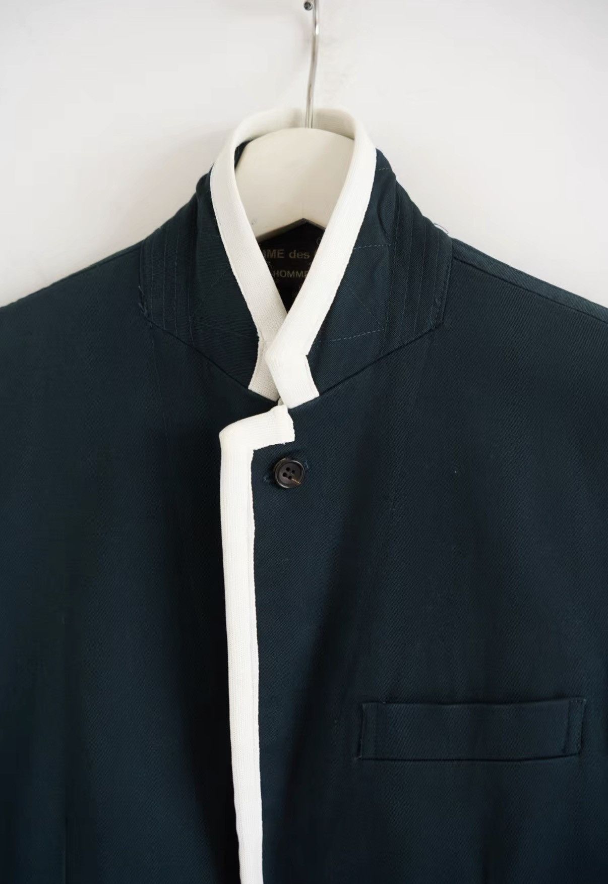 Comme des Garcons Comme des Garçons 08SS Striped White-Trim Blazer J4 Size US S / EU 44-46 / 1 - 5 Thumbnail