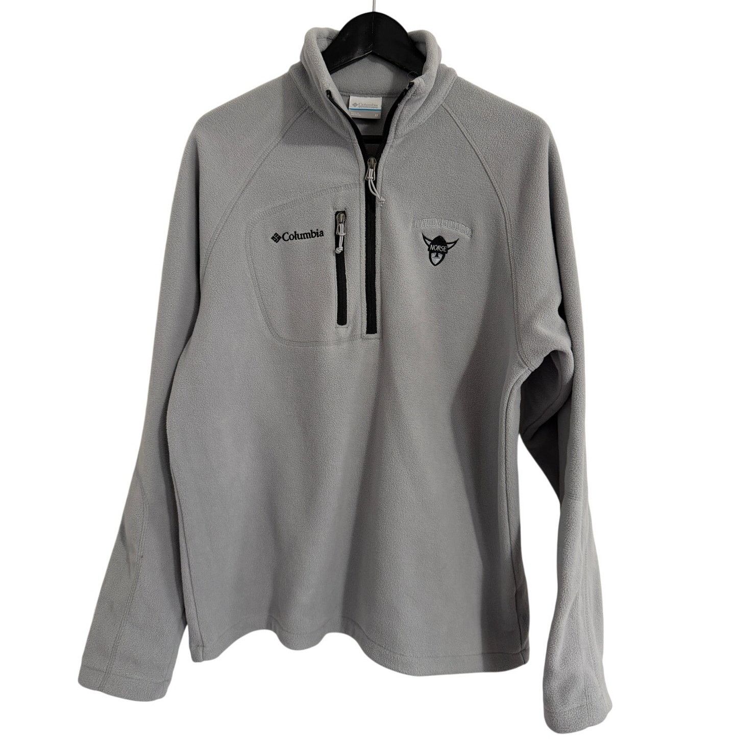Columbia Luther College Norse Gray Fleece 1/4-Zip Size Medium Size US M / EU 48-50 / 2 - 1 Thumbnail