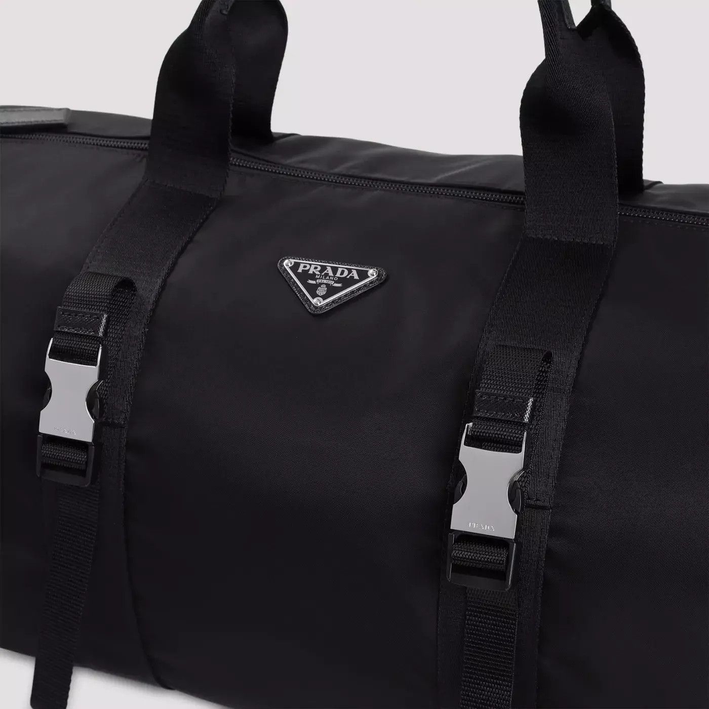 Prada PRADA Black Re-Nylon Duffle Bag New And Authentic Size ONE SIZE - 3 Thumbnail