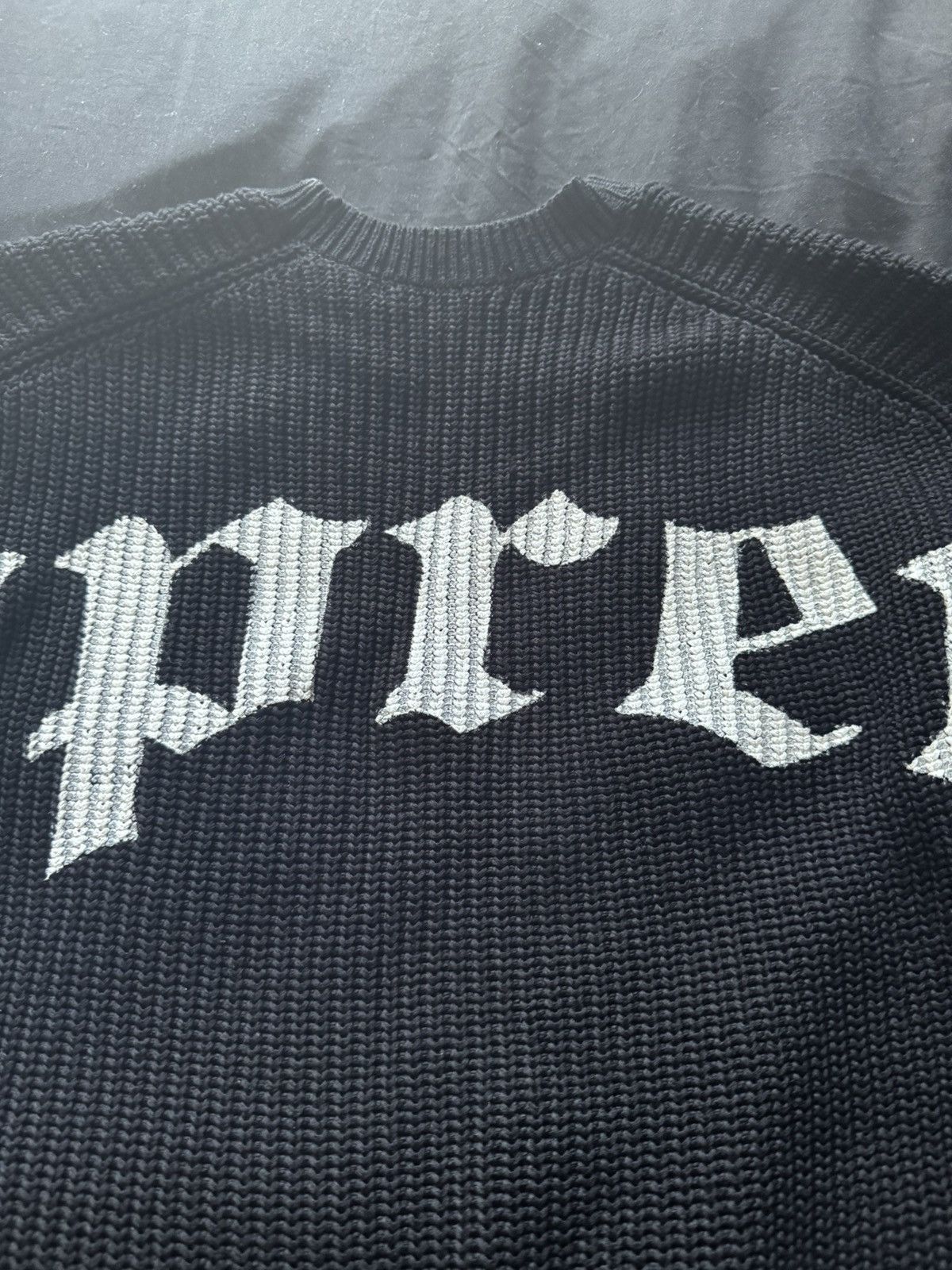 Supreme Supreme knit sweater black size medium Size US M / EU 48-50 / 2 - 5 Thumbnail