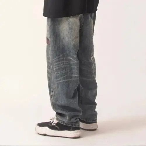 Jean Patchwork Baggy Jeans Size US 34 / EU 50 - 7 Thumbnail