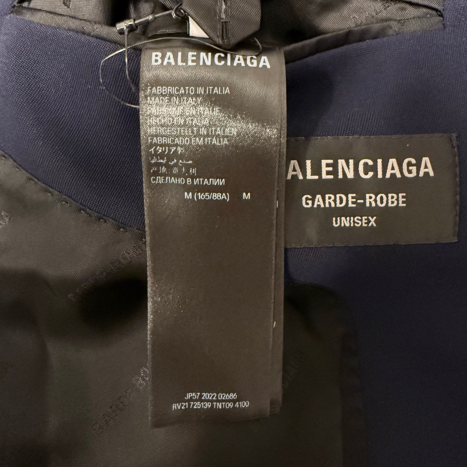 Balenciaga $4000+ Value NEW Balenciaga Garde-Robe Unisex Wool Jacket Size US M / EU 48-50 / 2 - 12 Thumbnail