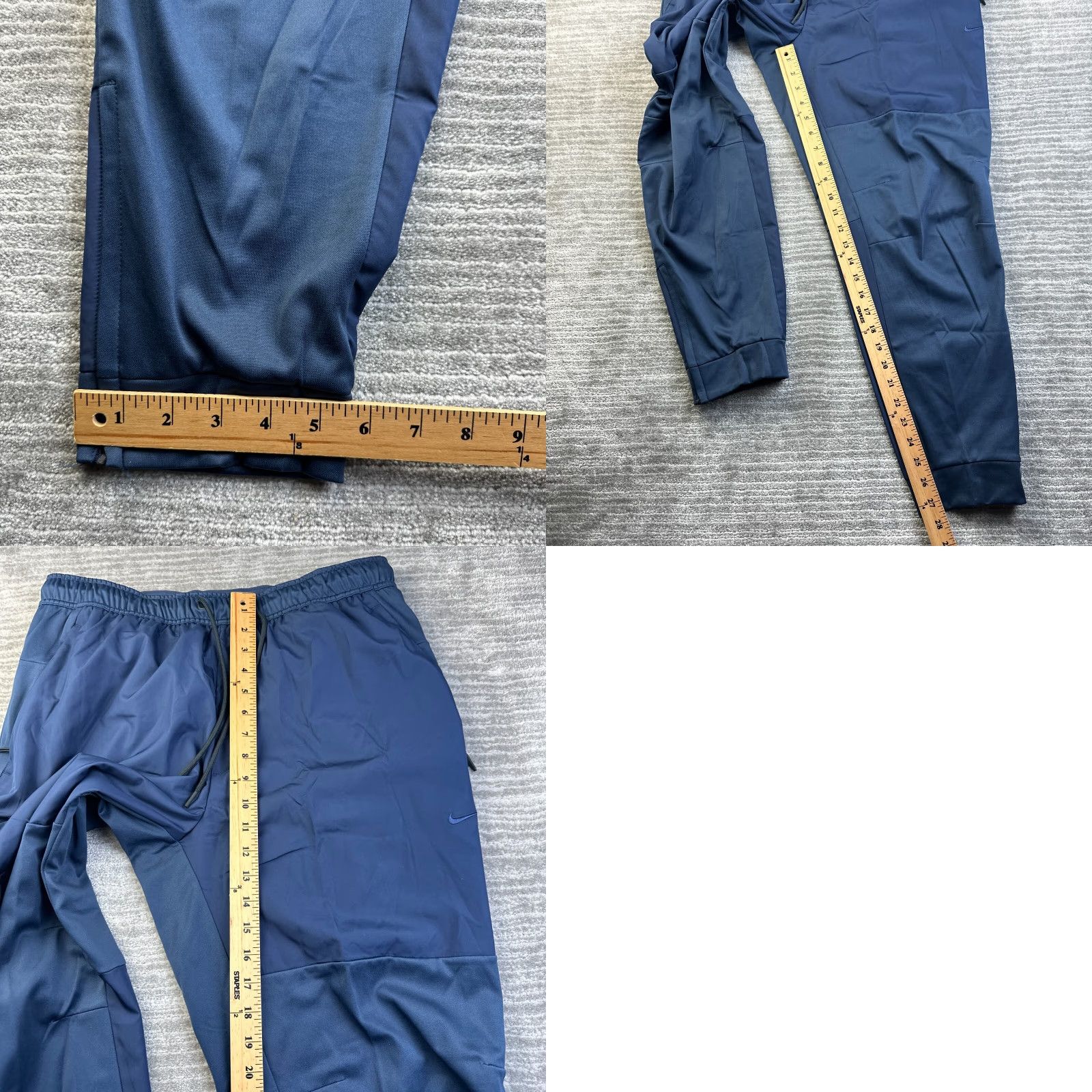 Nike Nike Pants Large Blue Sweatpants Water Repellent Versatile Gym Training Mens Size US 33 - 8 Thumbnail