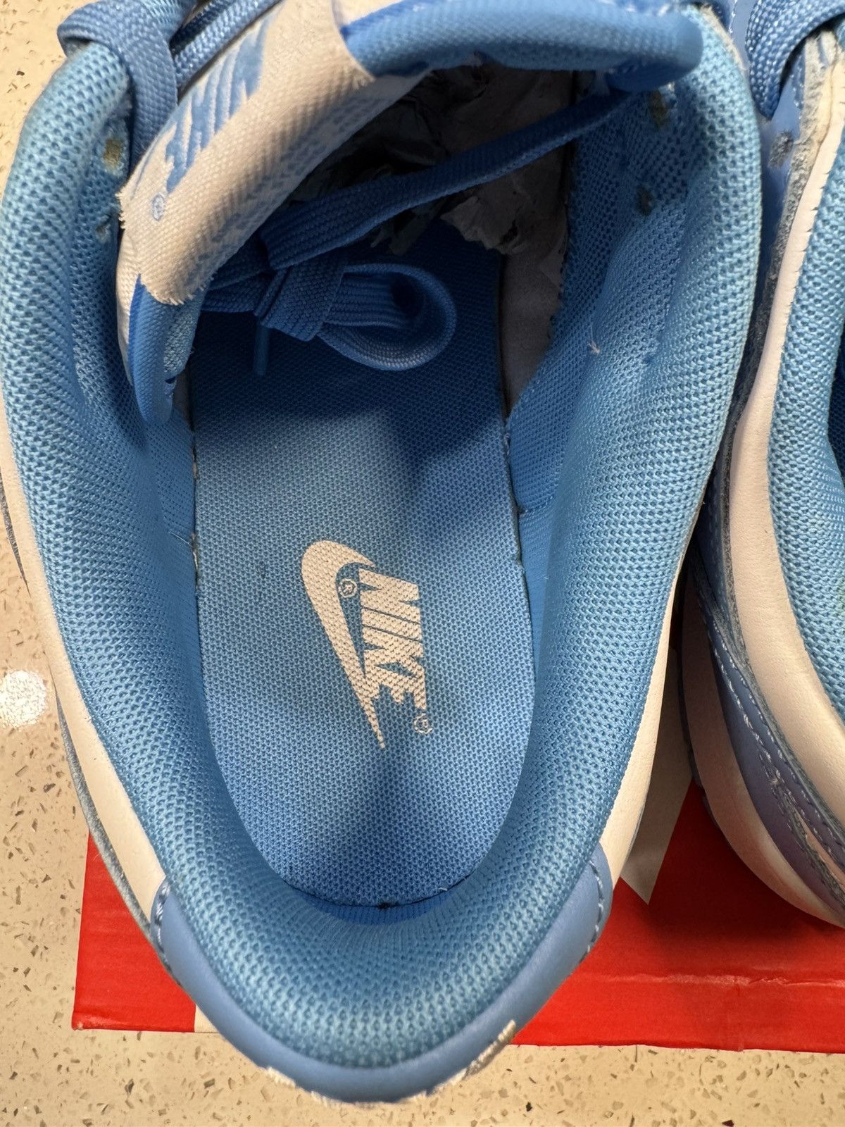 Nike Nike Dunk Low “UNC” Size US 9.5 / EU 42-43 - 6 Thumbnail